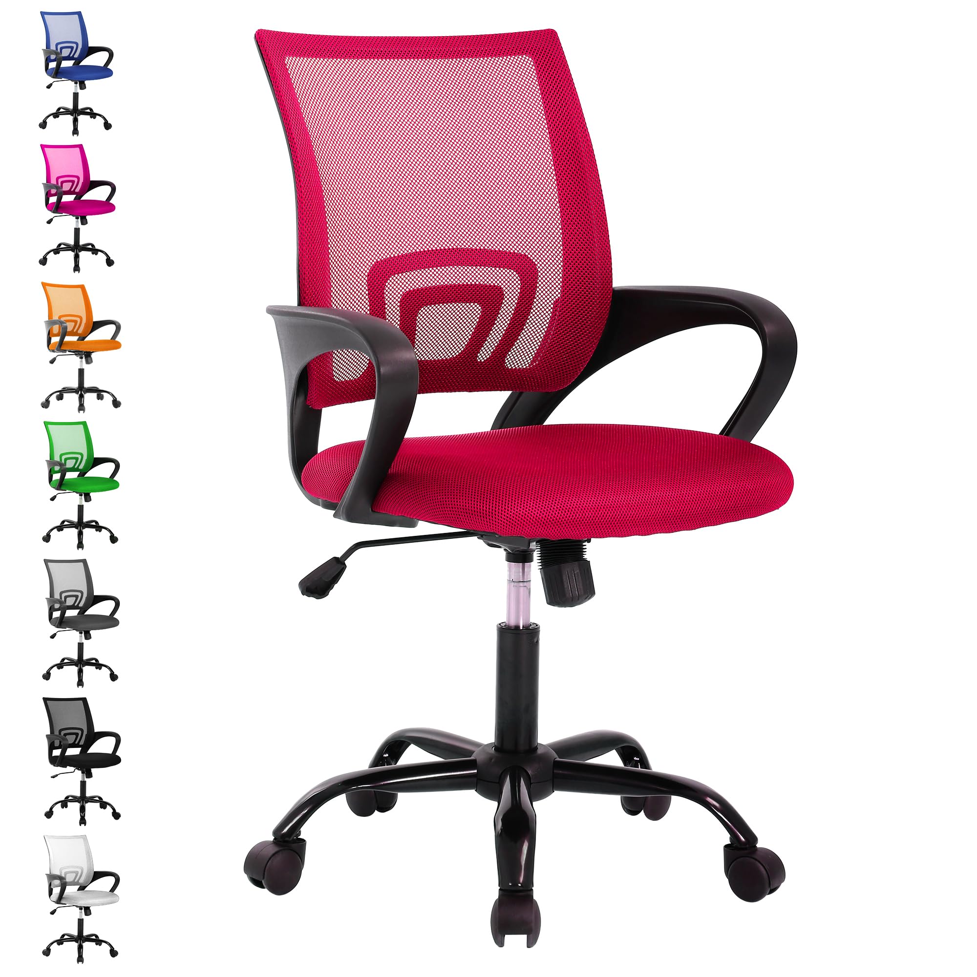 Comfortable Adjustable Mesh Office Chair with Lumbar Support