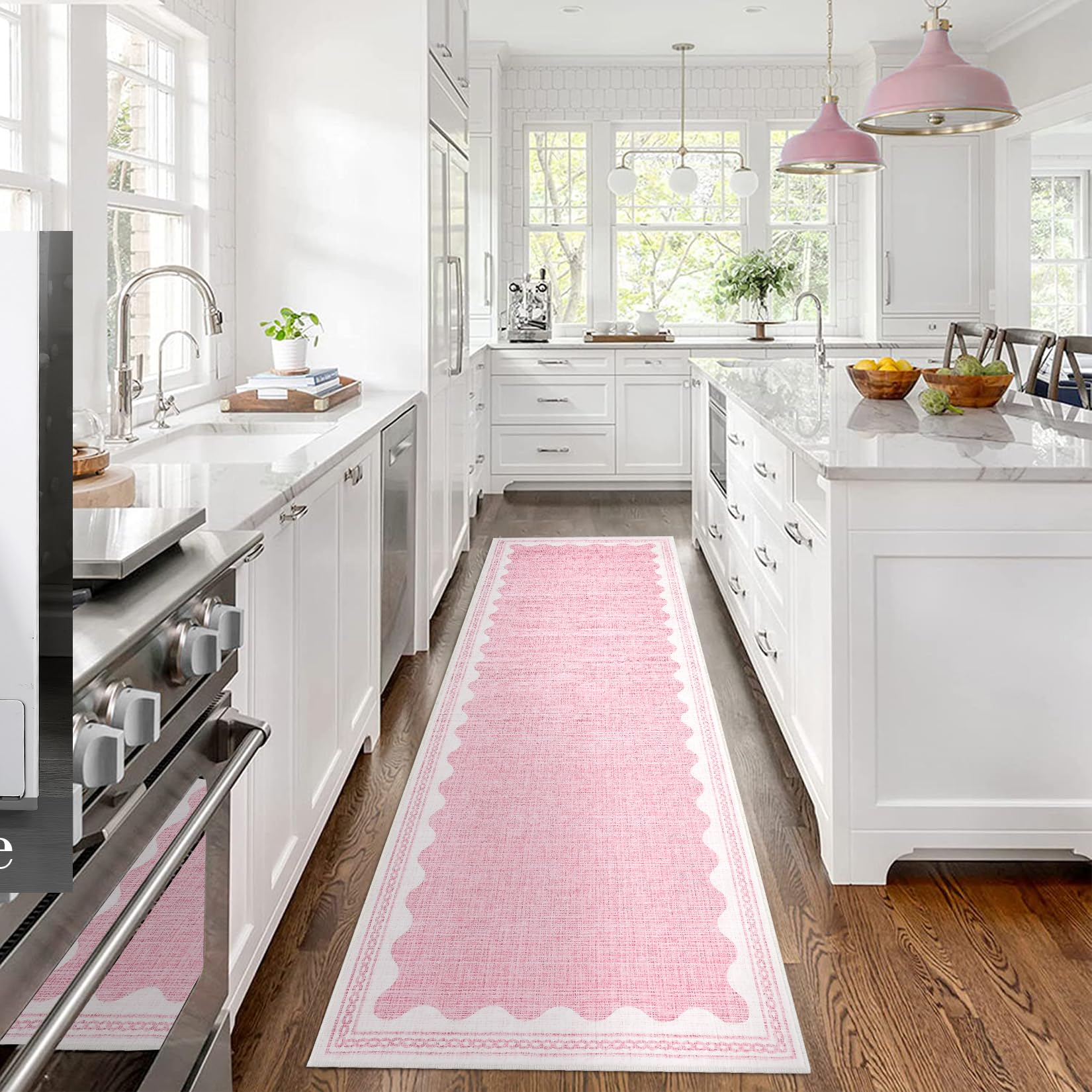 Scalloped Rug Soft Carpet