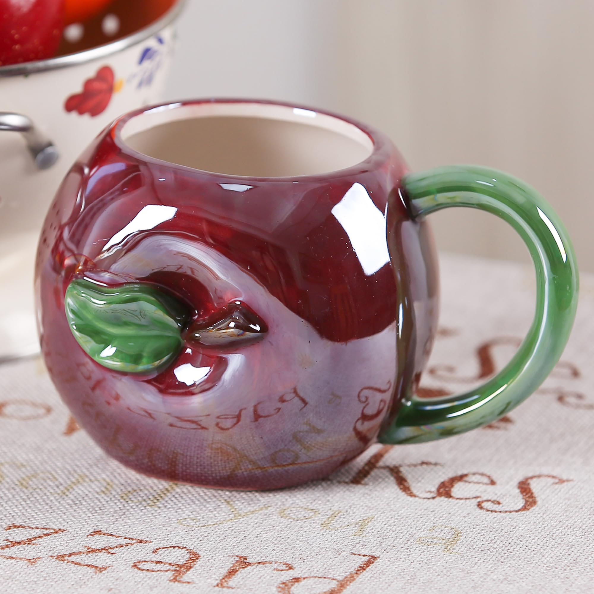 Ceramic Creative Porcelain Fruit Cup with Handle