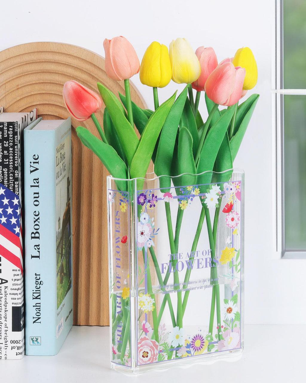 New Book-Shaped Flower Vase â€?Aesthetic Decor