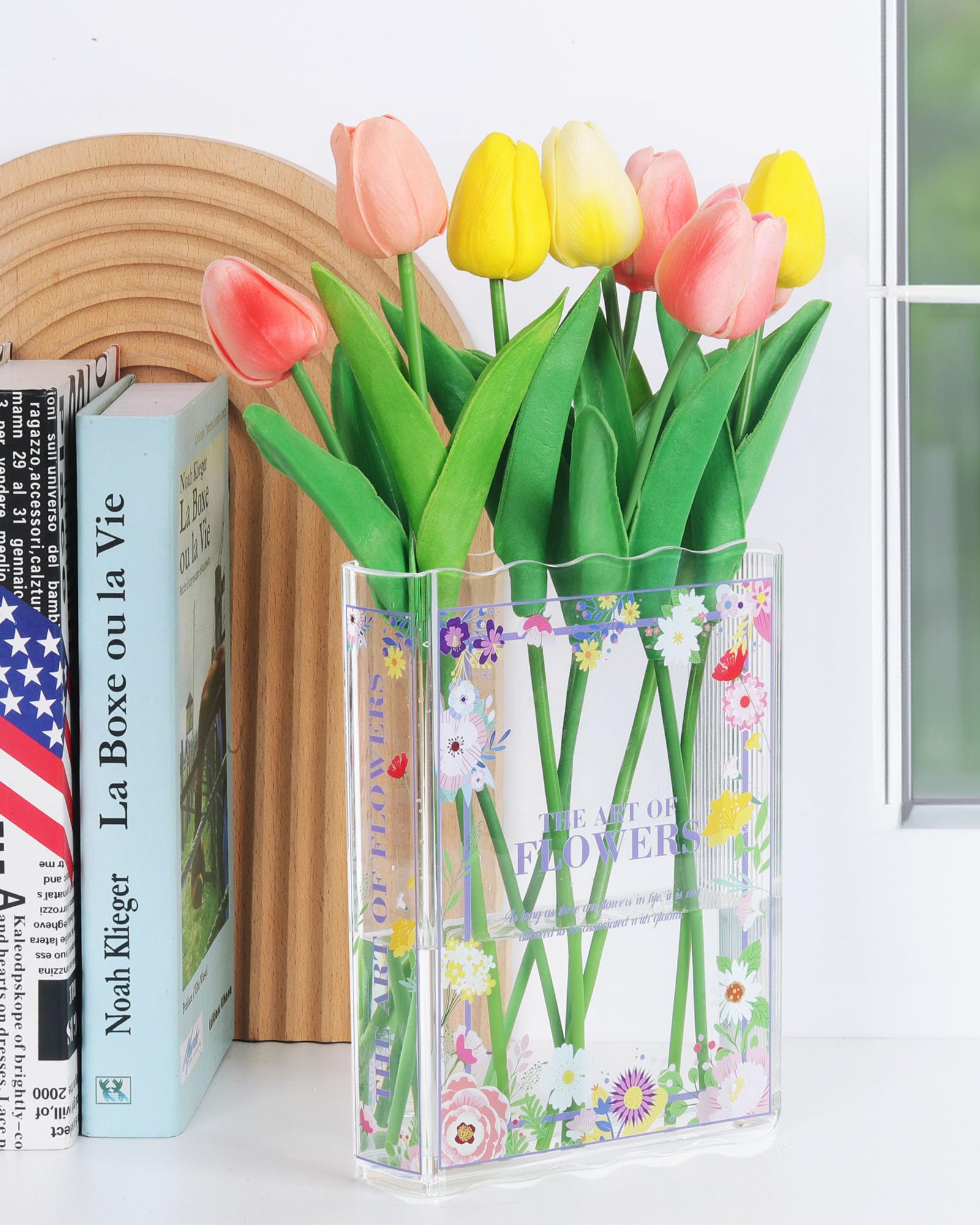 New Book-Shaped Flower Vase â€?Aesthetic Decor