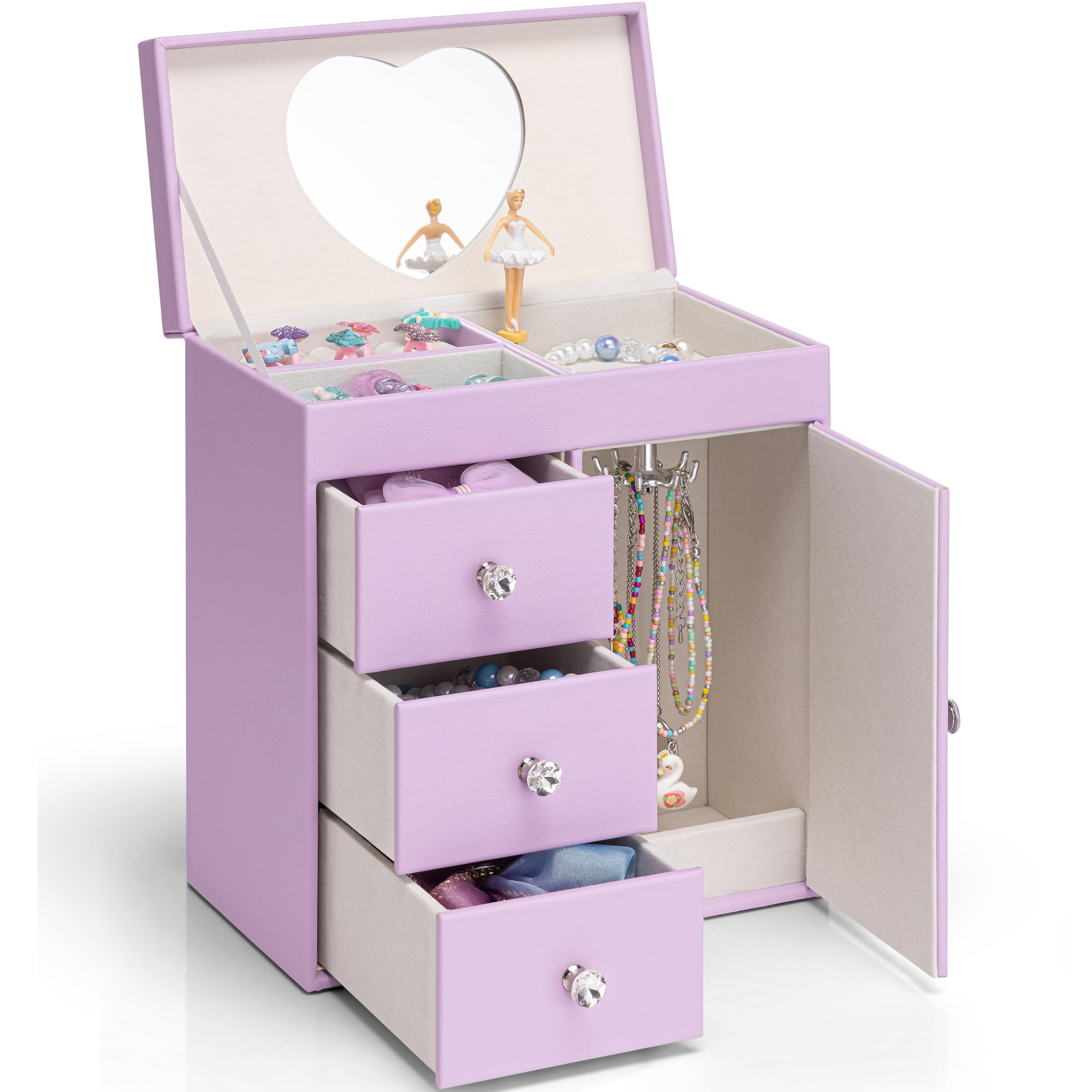 Musical Jewelry Music Box with Ballerina