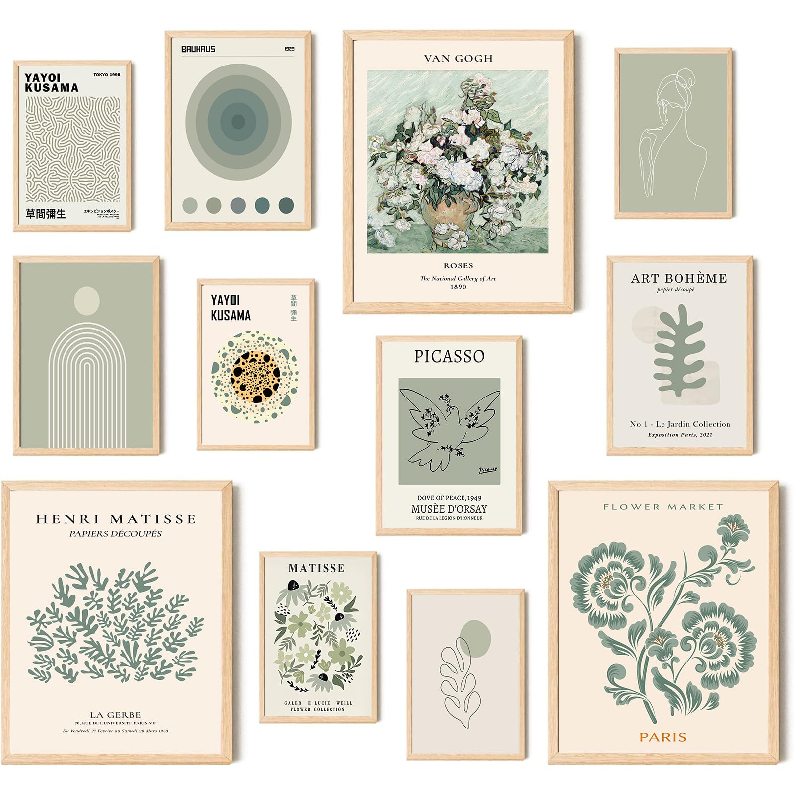 Coquette Wall Art Prints Trendy Preppy Room Decor Aesthetic (Unframed)