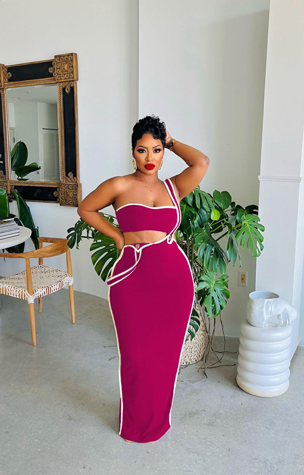 Women 2 Piece Outfits for Women Summer Tube Crop Tops Sexy Bodycon Dresses Maxi Skirt Sets Vacation Jumpsuits Club Outfits