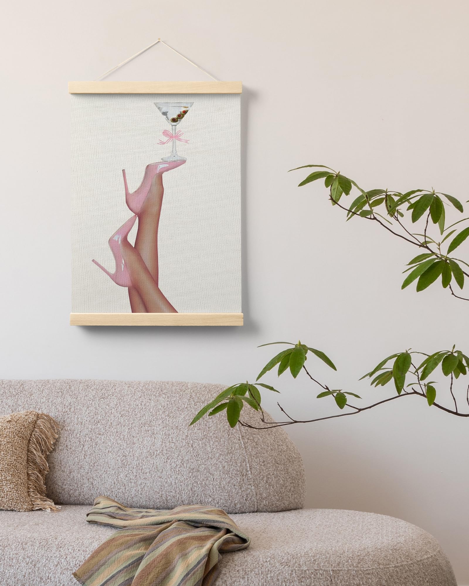 Trendy Preppy Poster Hanger Frame, Aesthetic Wall Art Decor