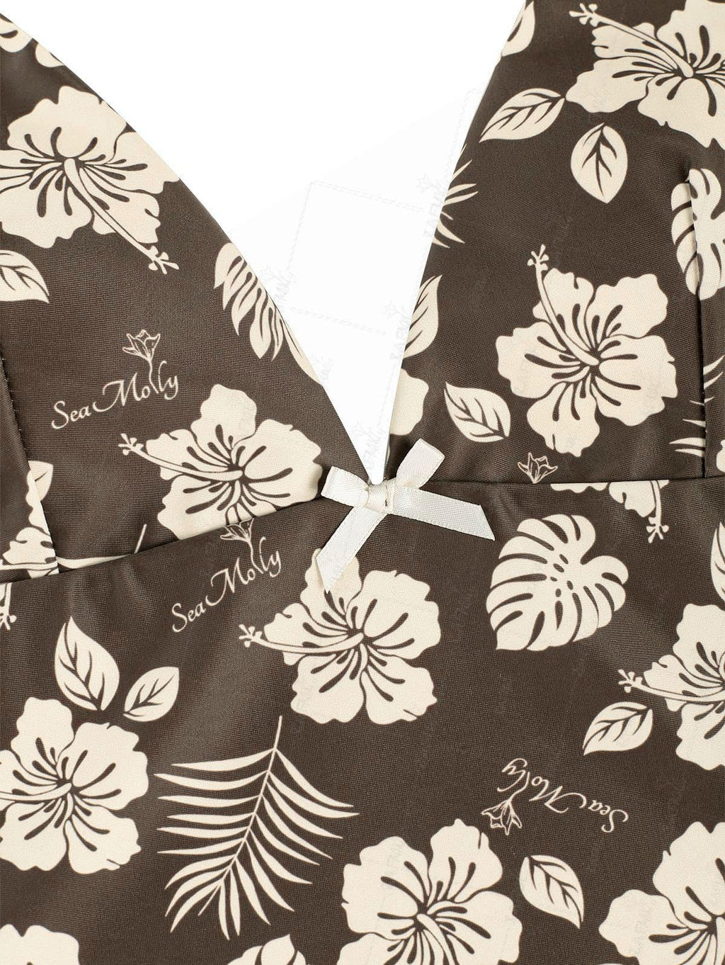 Floral Halter Tied Cheeky Tankini Set