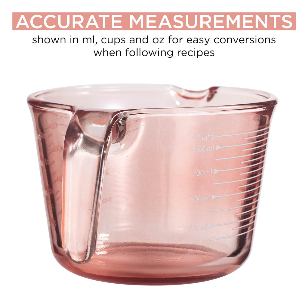 Glass Measuring Cups - Ideal for Cooking and Baking