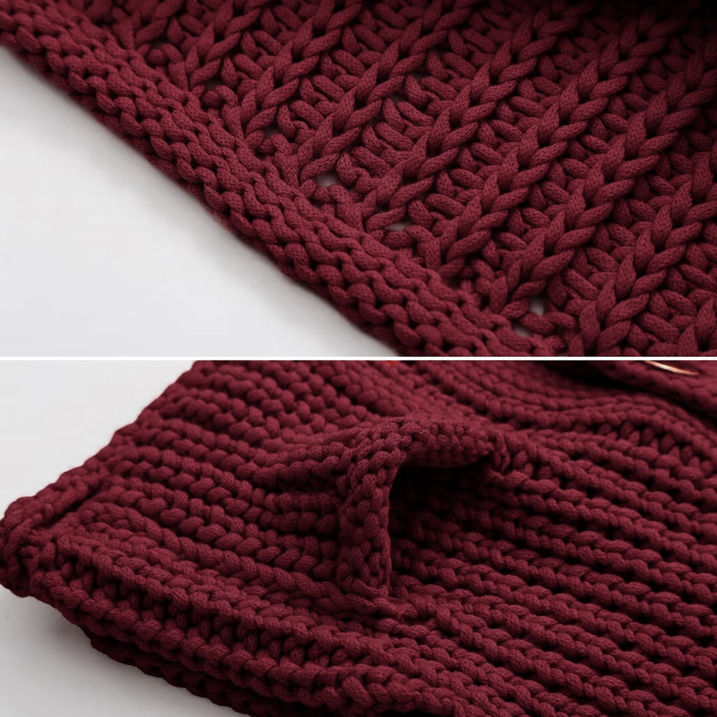 Women's Cropped Sweater Vest Cute Crewneck Button Down Sleeveless Crop Knit Cardigan with Pocket