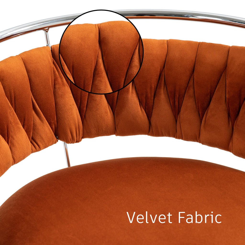 Velvet Swivel Bar Stools, Adjustable Counter Height Bar Chairs with Low Back & Footrest, Modern Gold Bar Stools for Kitchen Island, Bar Pub