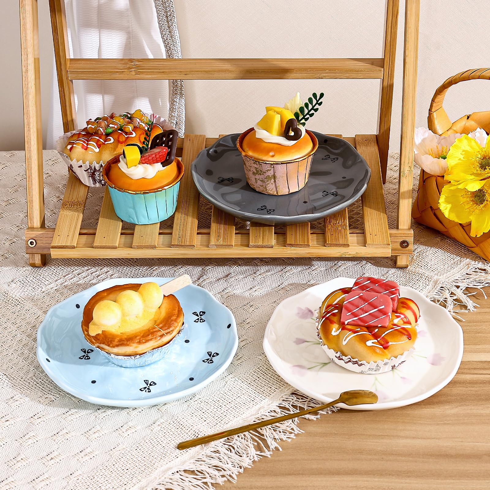 Ceramic Dessert Plates, Cute Creative Dinner Plates Design