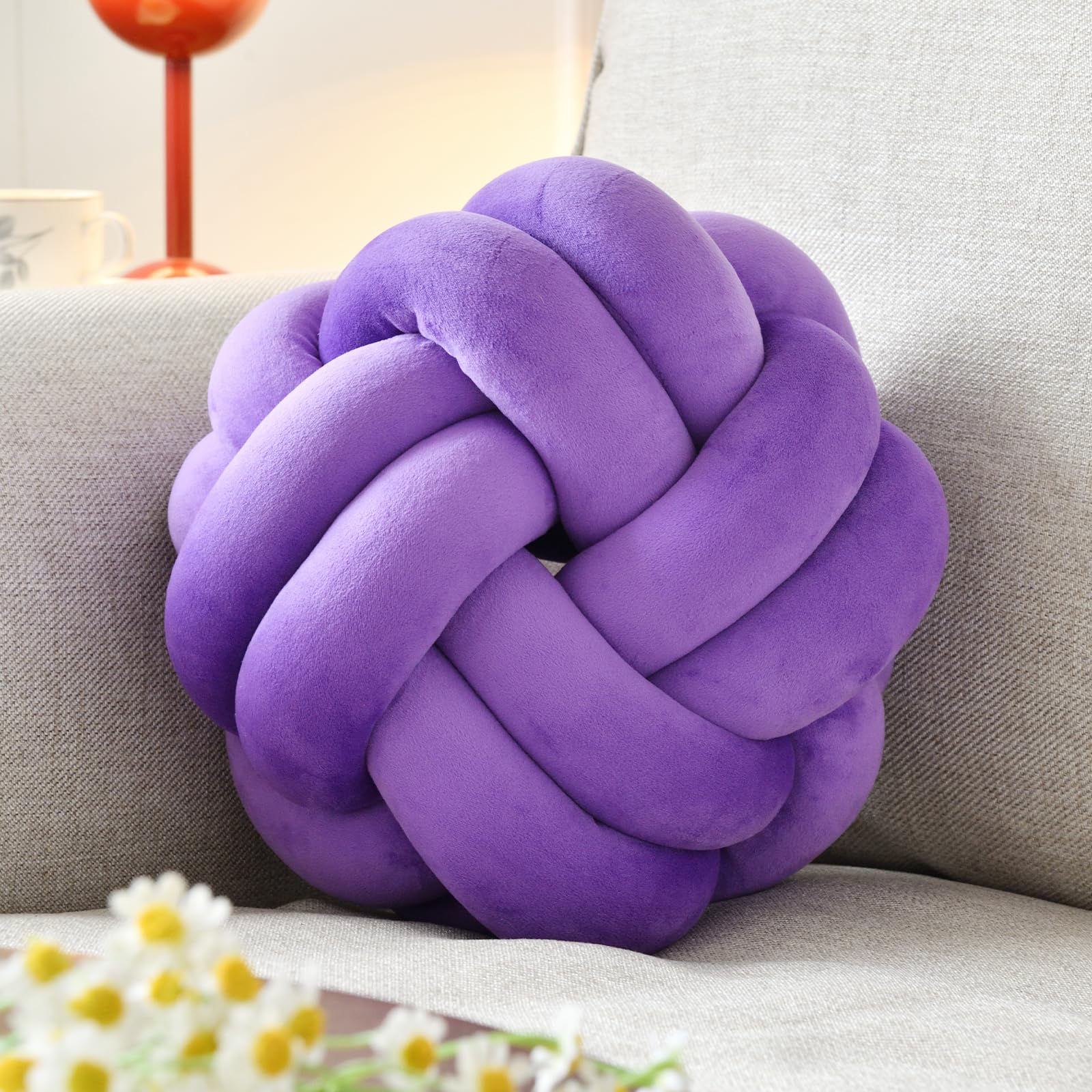 Seashell Decorative Pillow â€?Soft Clam-Shaped Cushion for Sofa, Bed, or Living Room