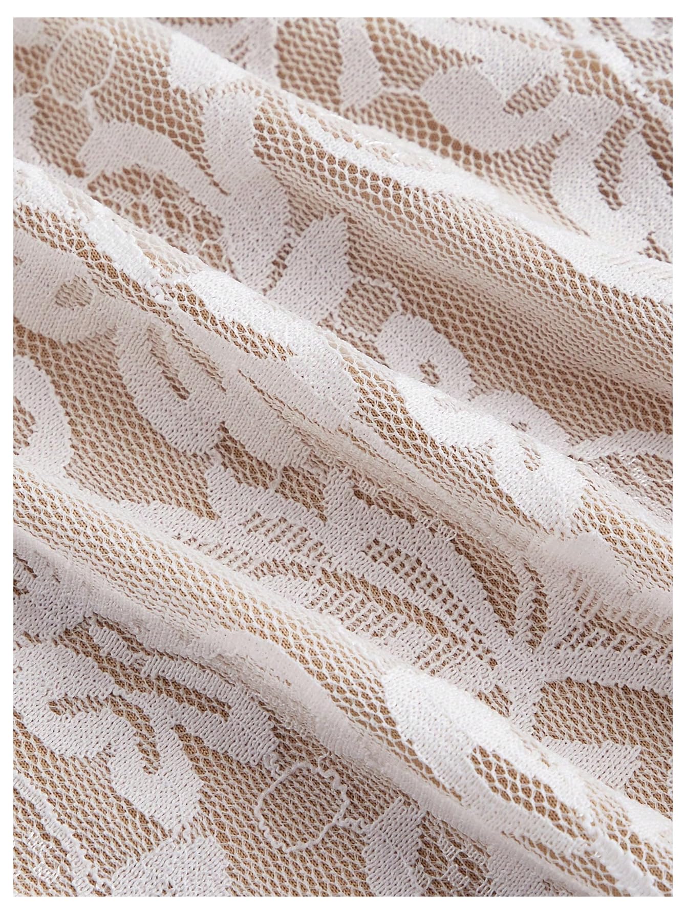 Women's Coquette Floral Lace Skirt Set 2 Piece Sleeveless Top and Bodycon Fishtail Skirt