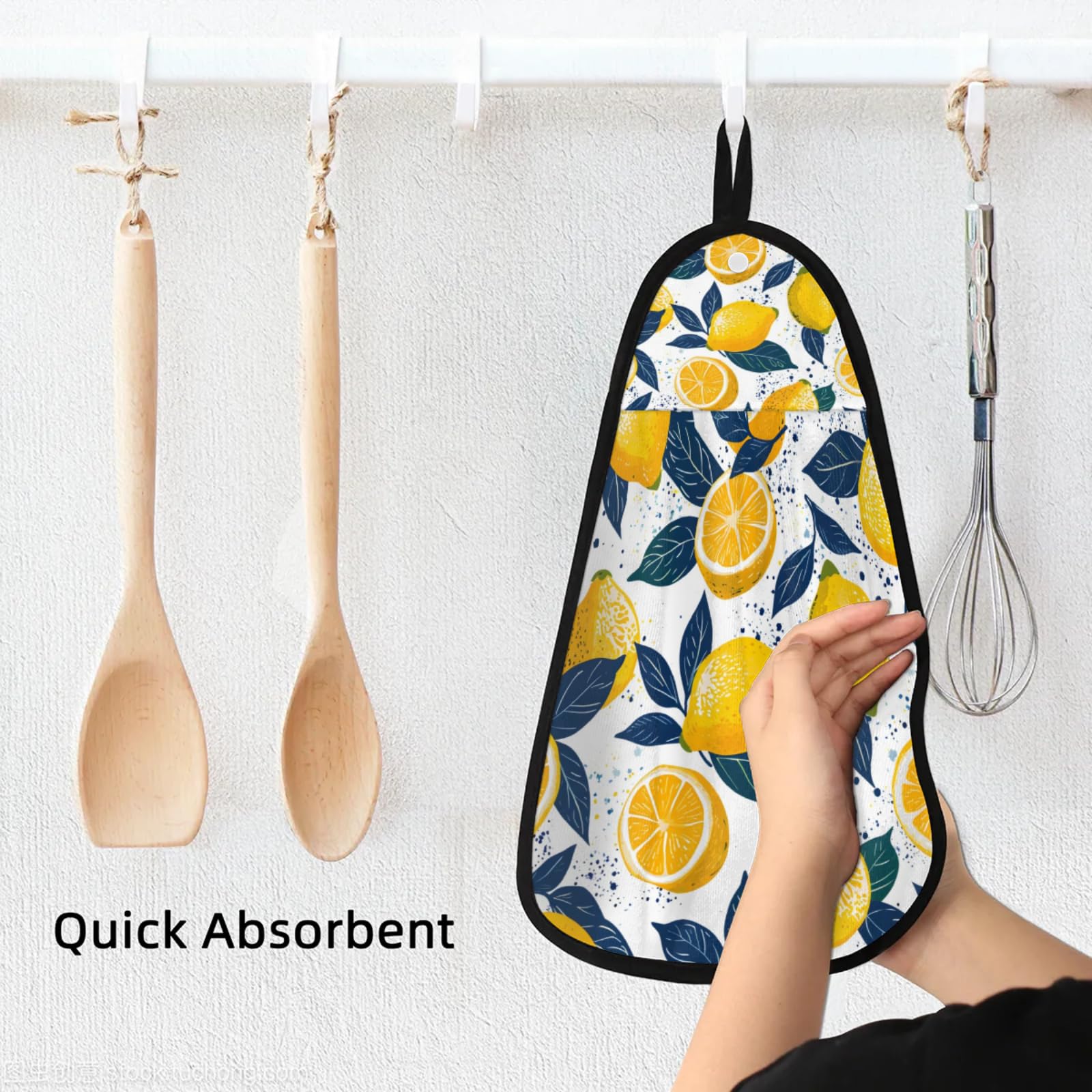 Hand Towels for Bathroom Quick Absorbent Hand Towel with Hanging Loop Washcloths for Kitchen Laundry Decor