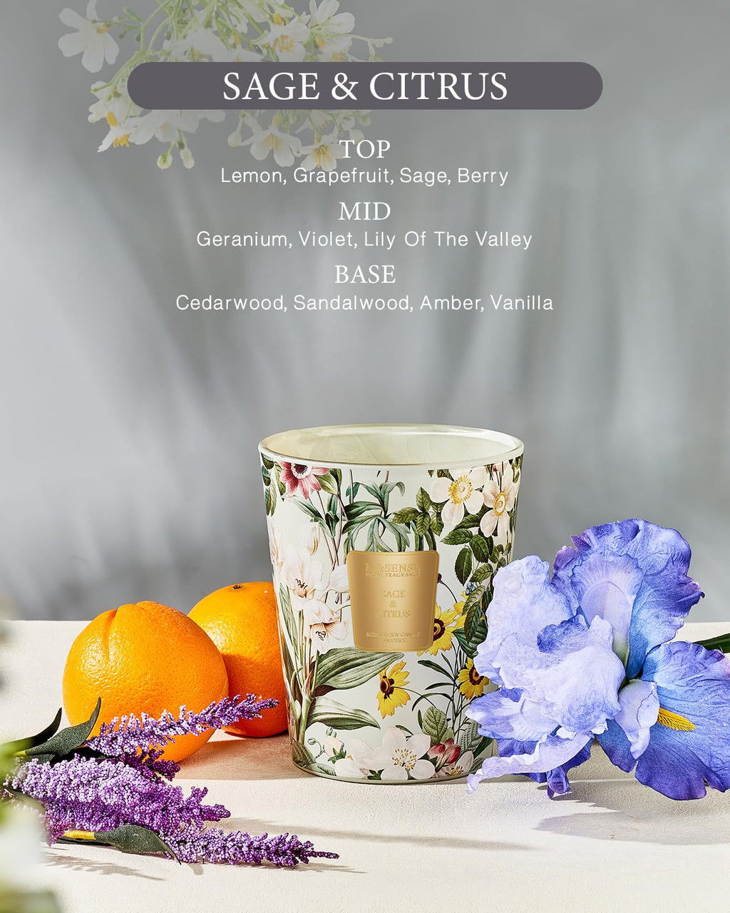 Large Soy Scented Candles, Non Toxic Natural Spring Candles 35oz 150 Hours Long Lasting Slow Burning