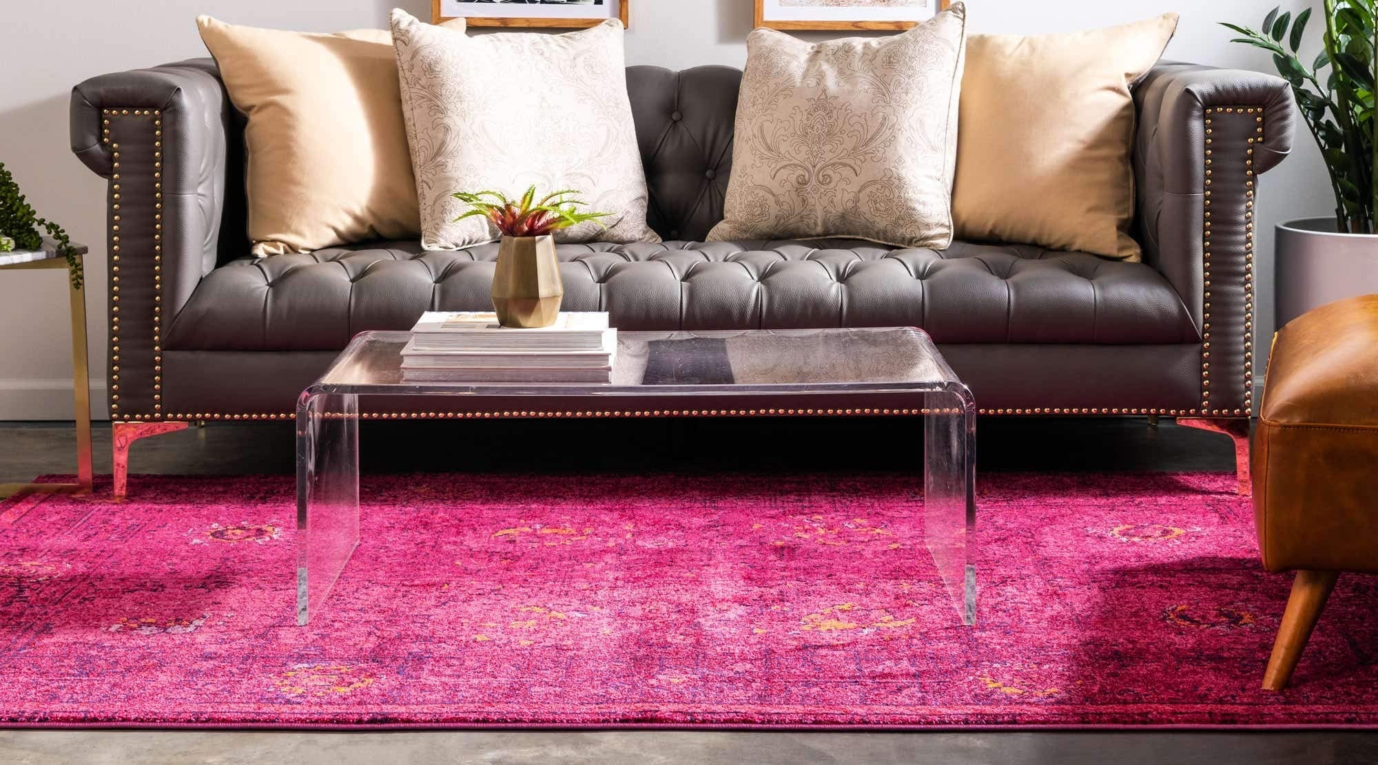 Vintage Botanical Traditional Runner Rug