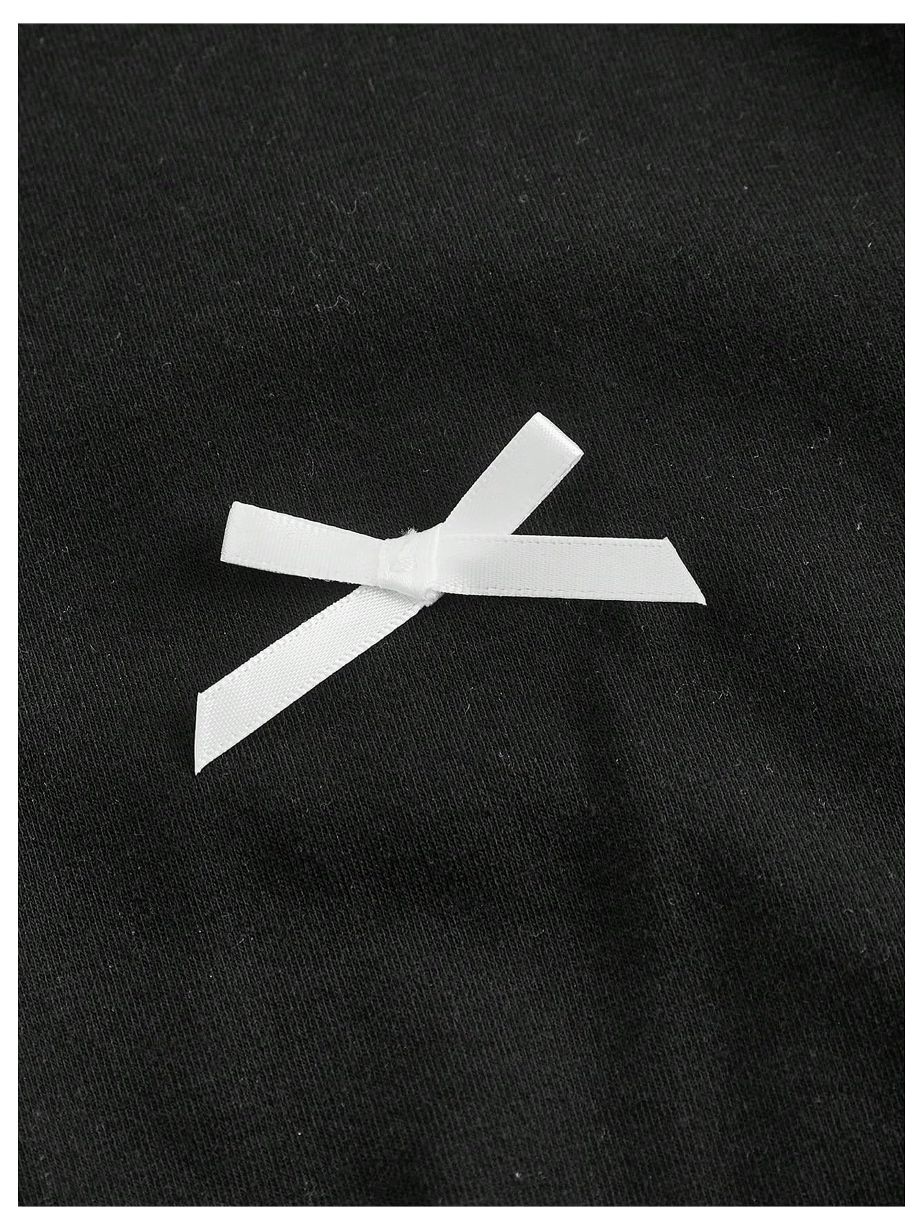 Women's Plus Size Y2K 3D Bow Crop Tops Mock Neck Cap Sleeve Ruched T Shirt