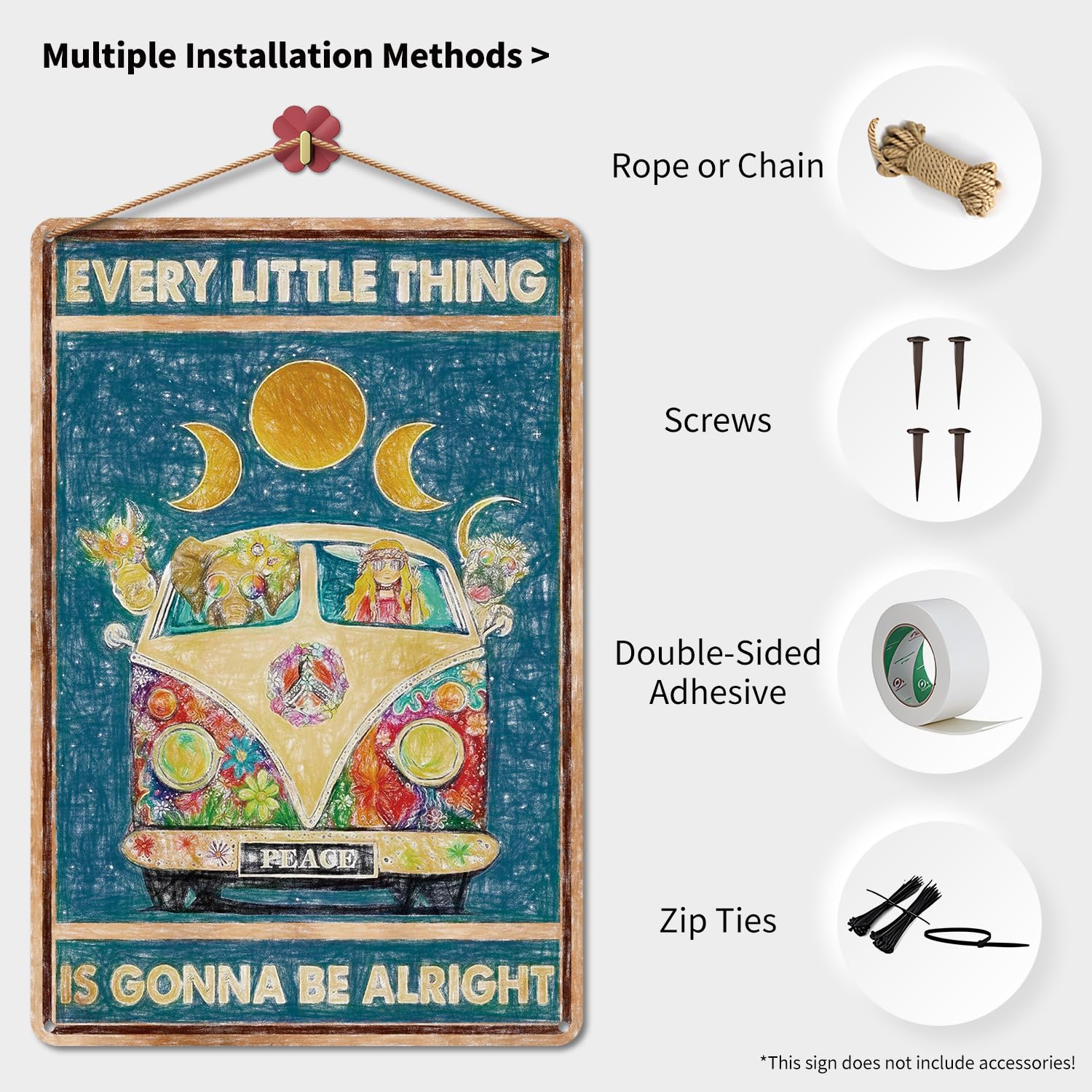 Room Decor Aesthetic A Few Daily Affirmations Motivational Wall Art, 8X12 Inches