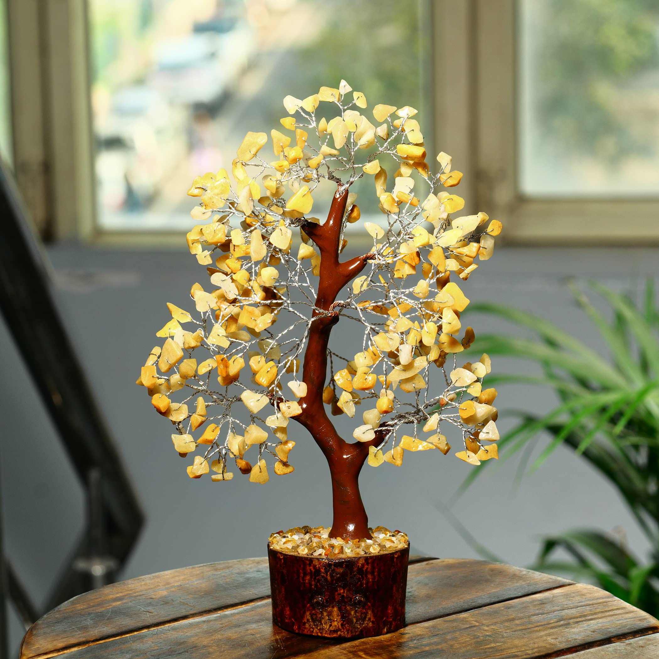 Rose Quartz Crystals Good Luck Money Tree