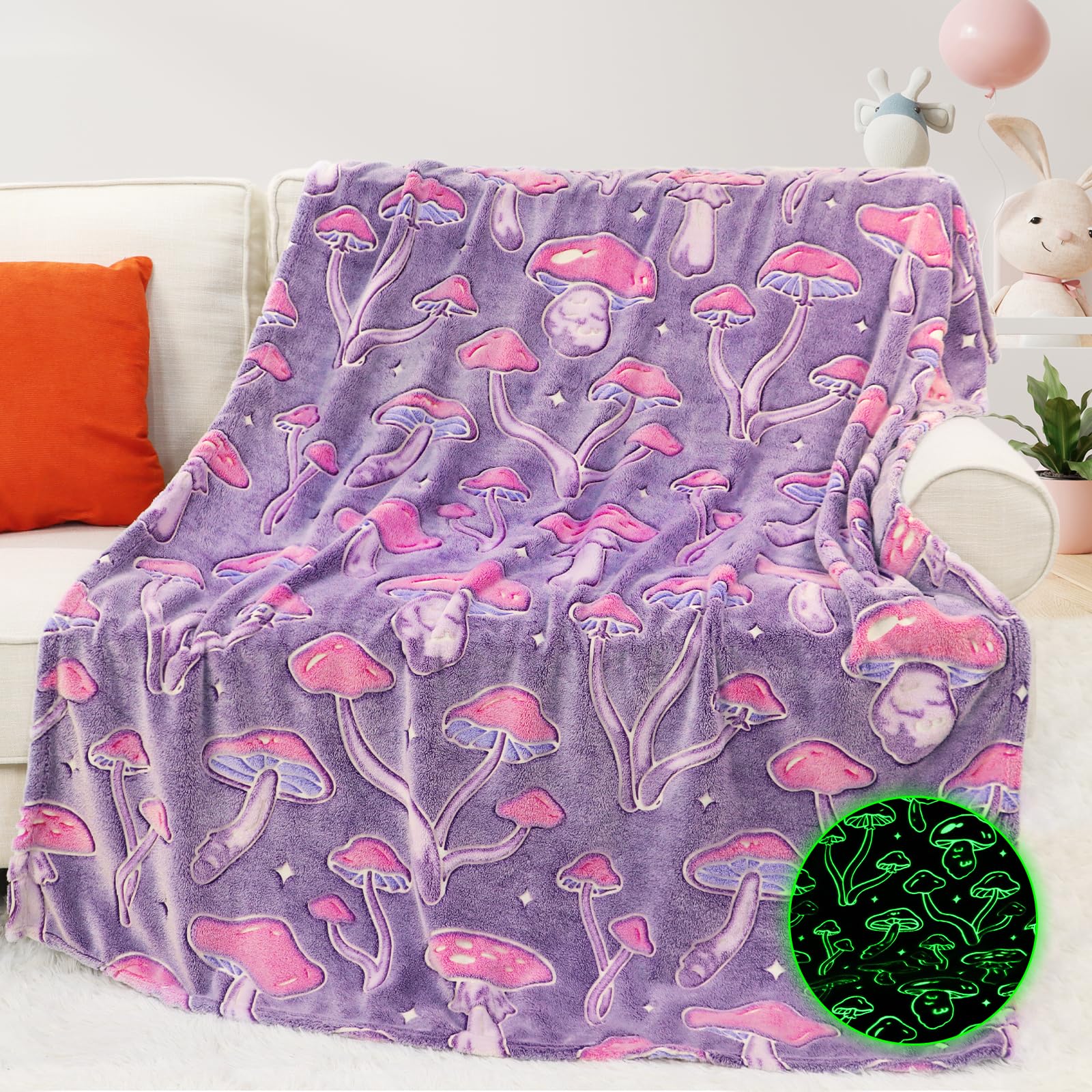 Leopard Throw Blanket - Cheetah Print Soft Fleece Blanket Hot Pink Fuzzy Plush Blankets Cute Bed Couch Decor