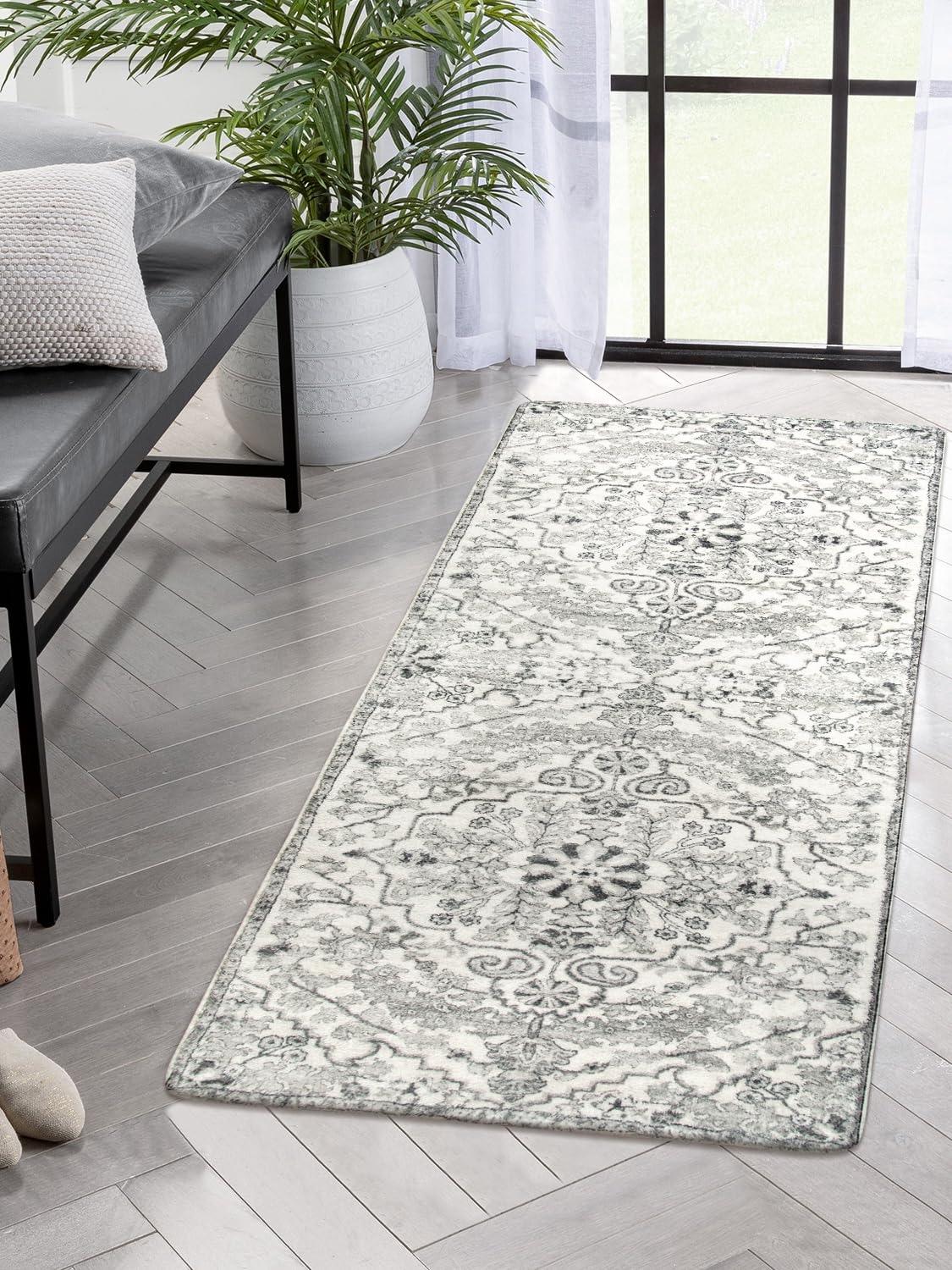 Floral Bohemian Medallion Area Rugs