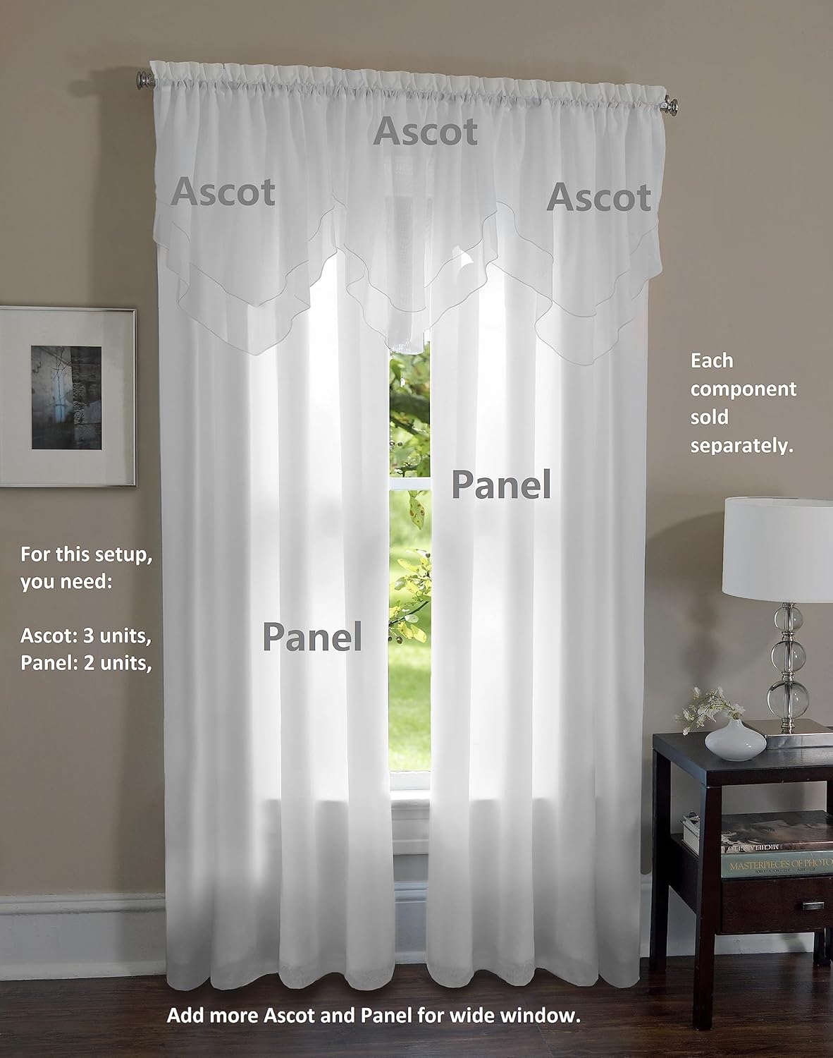 Voile Sheer Panel