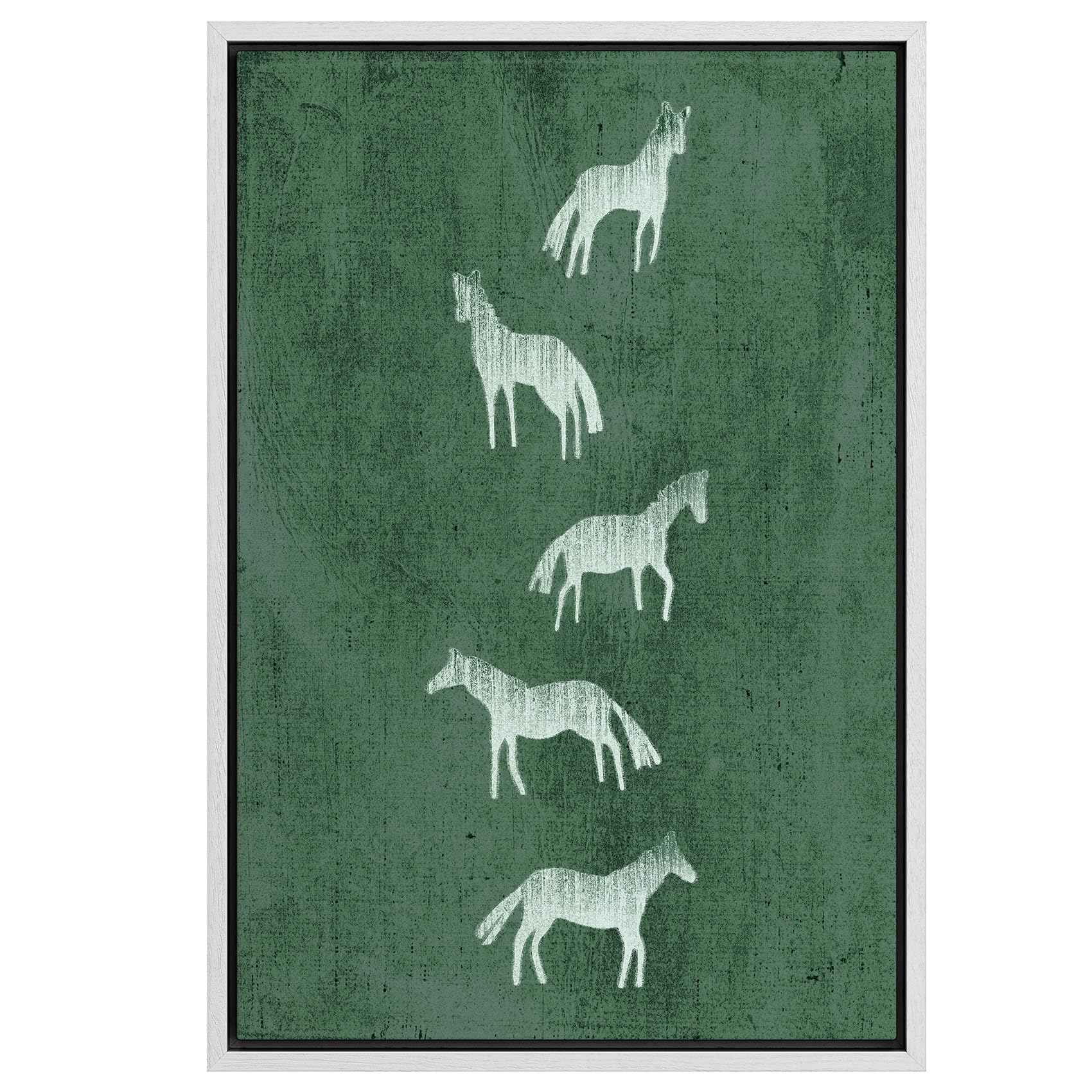 Framed Multicolored Disco Ball Canvas Print â€?Preppy Wall Art for Living Room, Bedroom, or Office