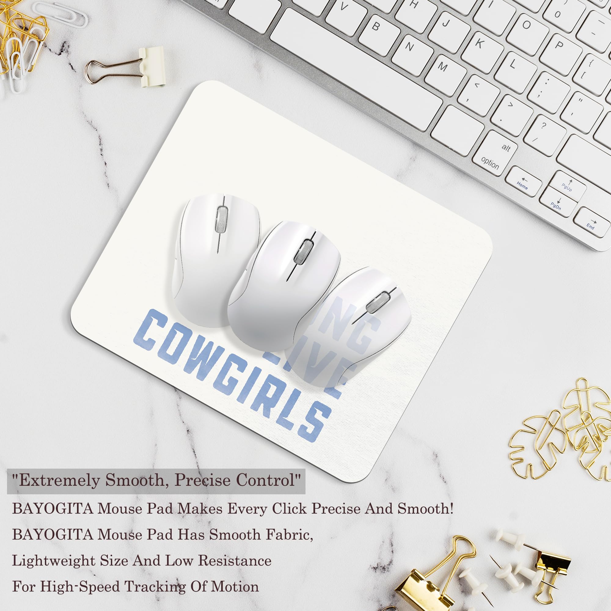 Coquette Mouse Pad, 9.5x8 Inches