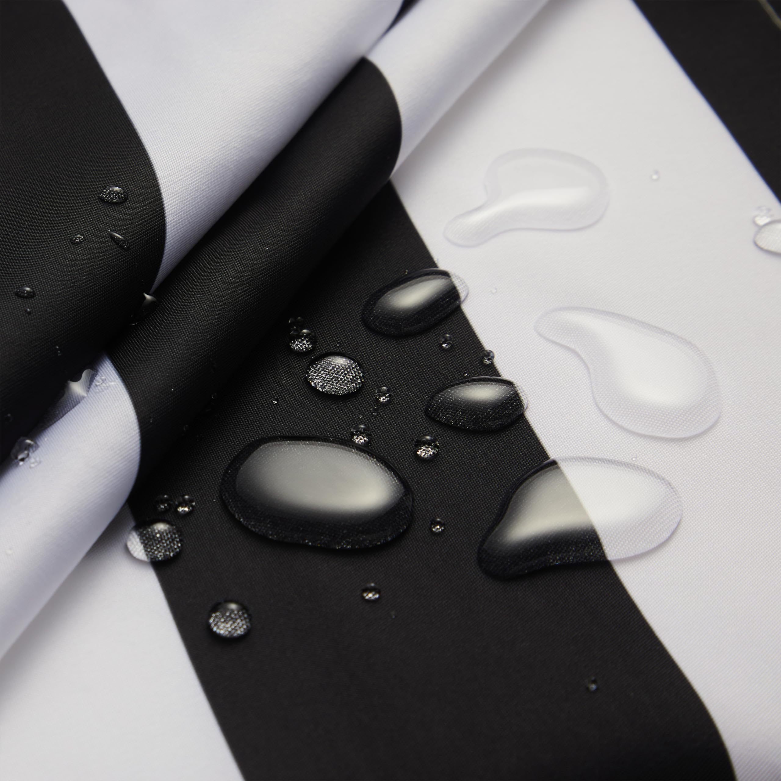 Pink Vertical Striped Shower Curtain, Cute Retro Vintage Stripe Bathroom Shower Curtain, Waterproof Polyester Fabric Modern Bath Curtain for Bathroom 72x72 Inches