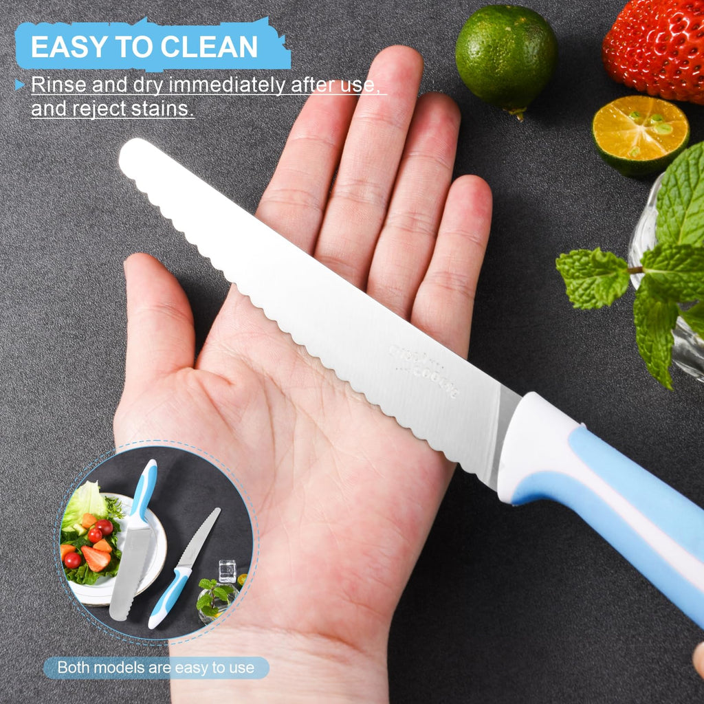 New 5" Serrated Bread Knife - Stainless Steel Tomato & Lettuce Knife