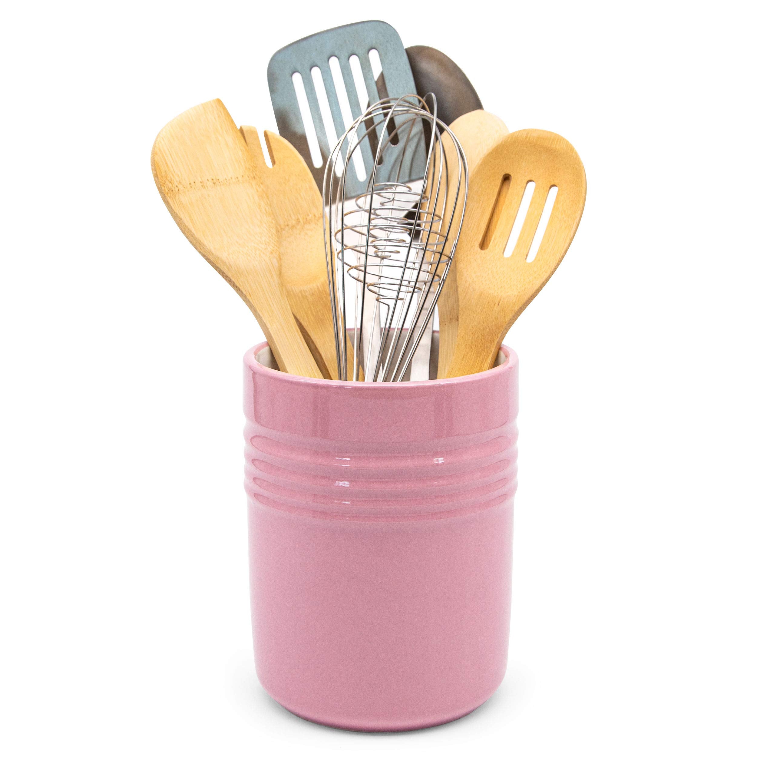 Premium Kitchen & Dining Utensil Organizer, 5.3â€? Dishwasher Safe