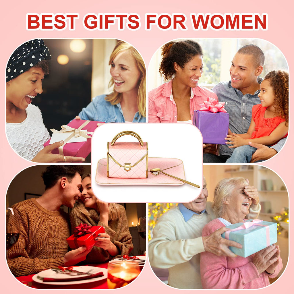 Set Coffee Mug Elegant Handbag Shaped Cup Modern Ceramic Purse Mug with Spoon and Saucer, 10oz Cute Creative Tea Cup