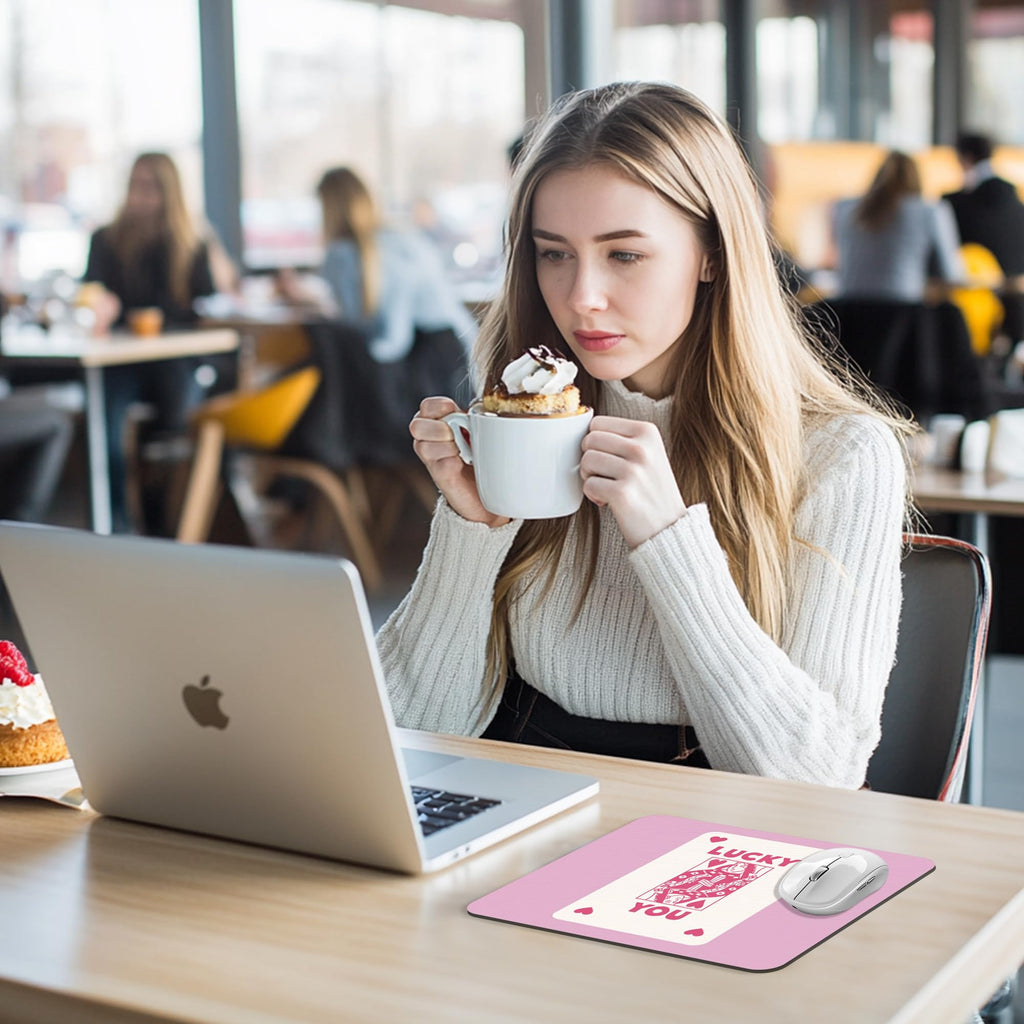 Coquette Mouse Pad, 9.5x8 Inches