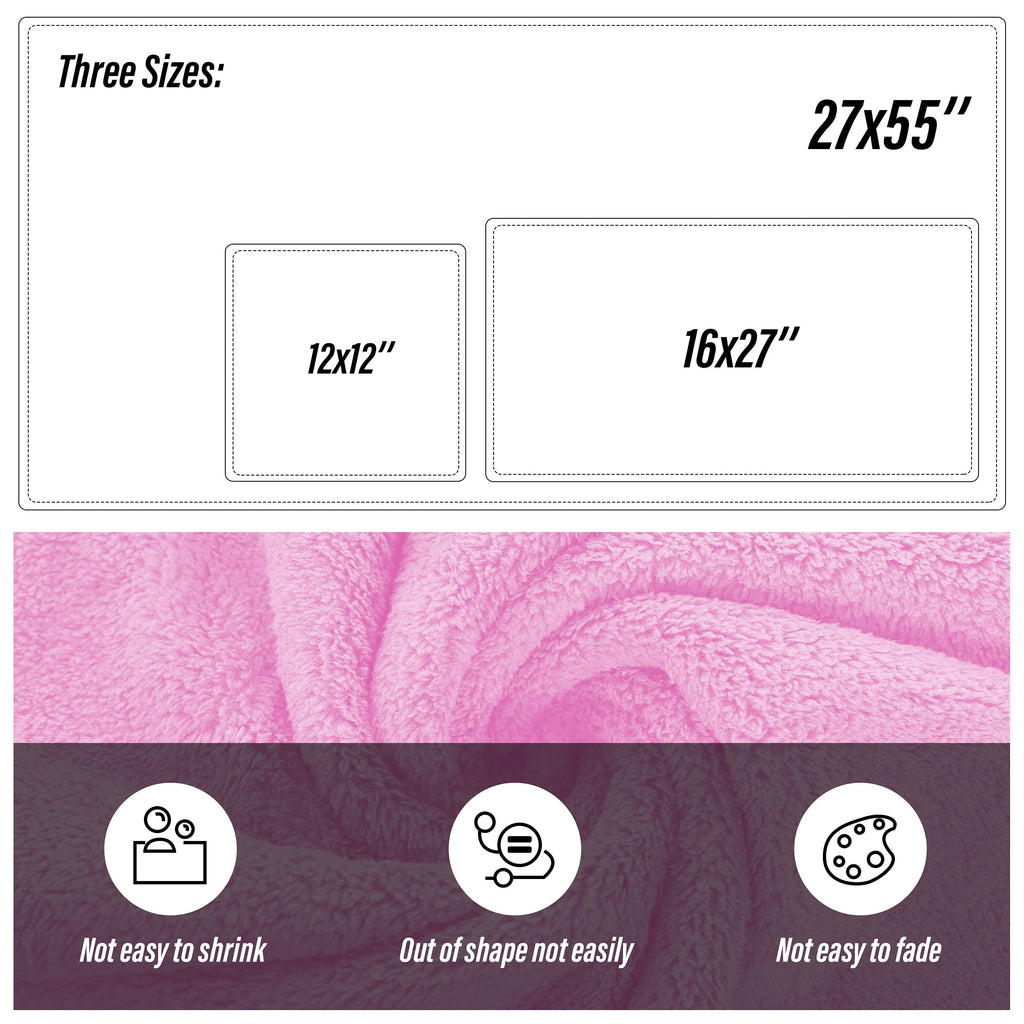 Ultra Soft Towel Set - Quick Drying - 2 Bath Towels 2 Hand Towels 2 Washcloths - Microfiber Coral Velvet Highly Absorbent Towel (6 Pcs)