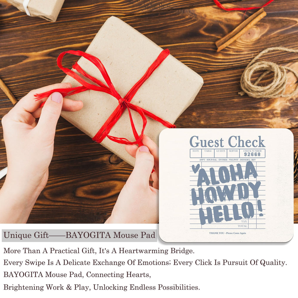 Coquette Mouse Pad, 9.5x8 Inches