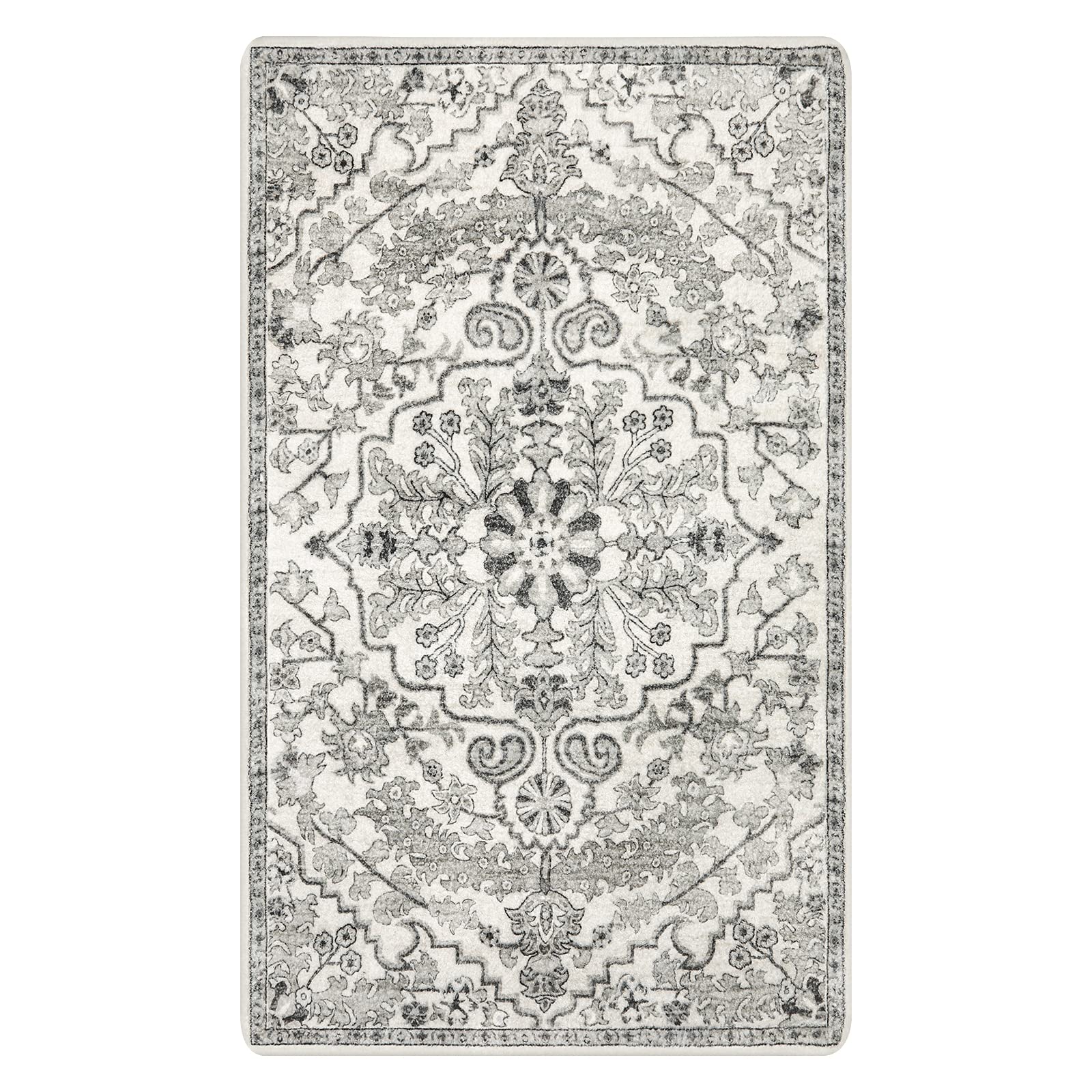 Floral Bohemian Medallion Area Rugs