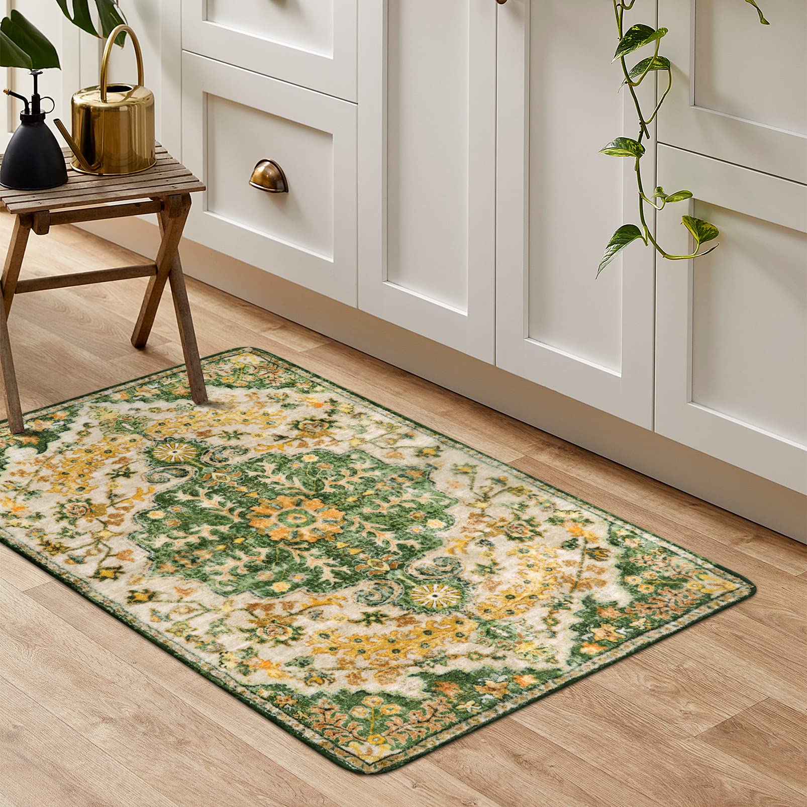 Floral Bohemian Medallion Area Rugs