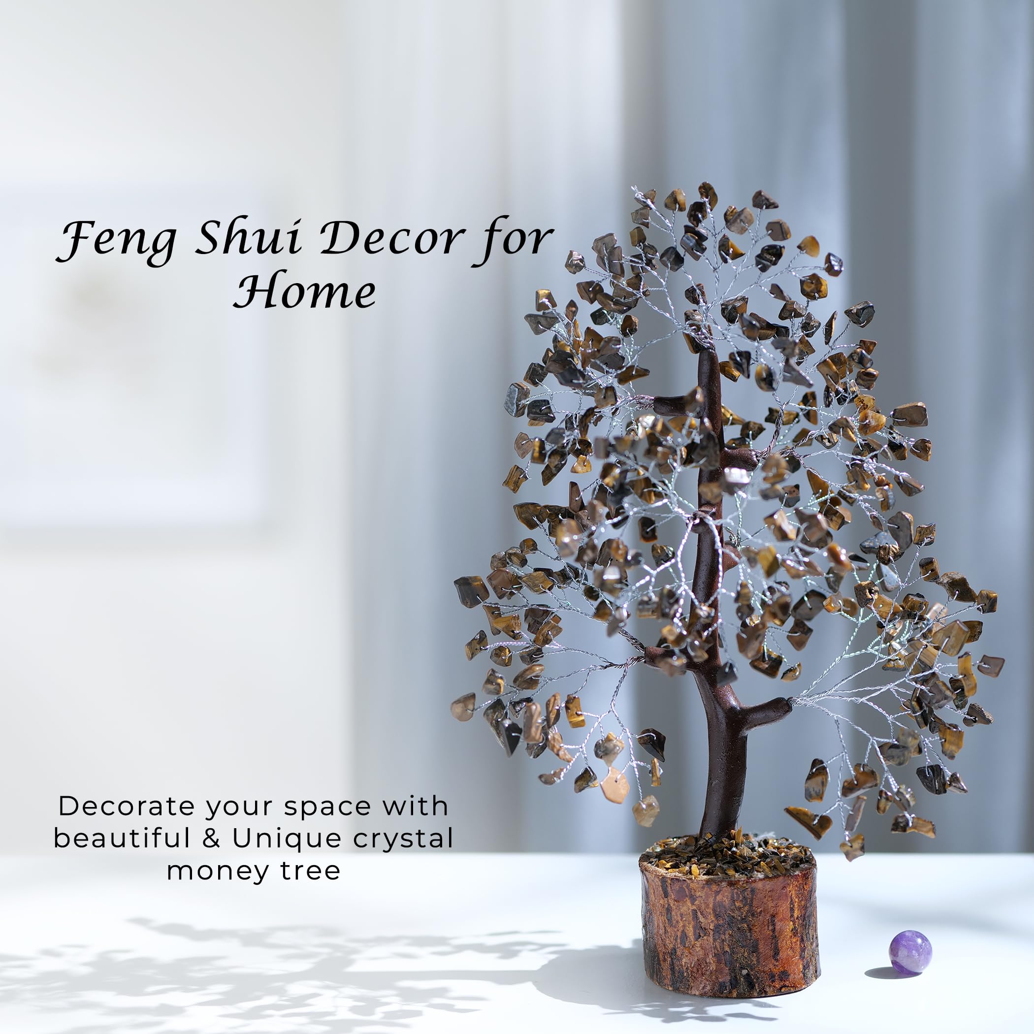 Rose Quartz Crystals Good Luck Money Tree