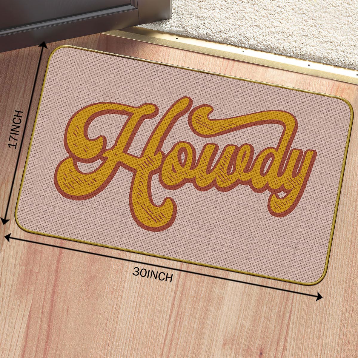 Howdy Doormat Door Mat