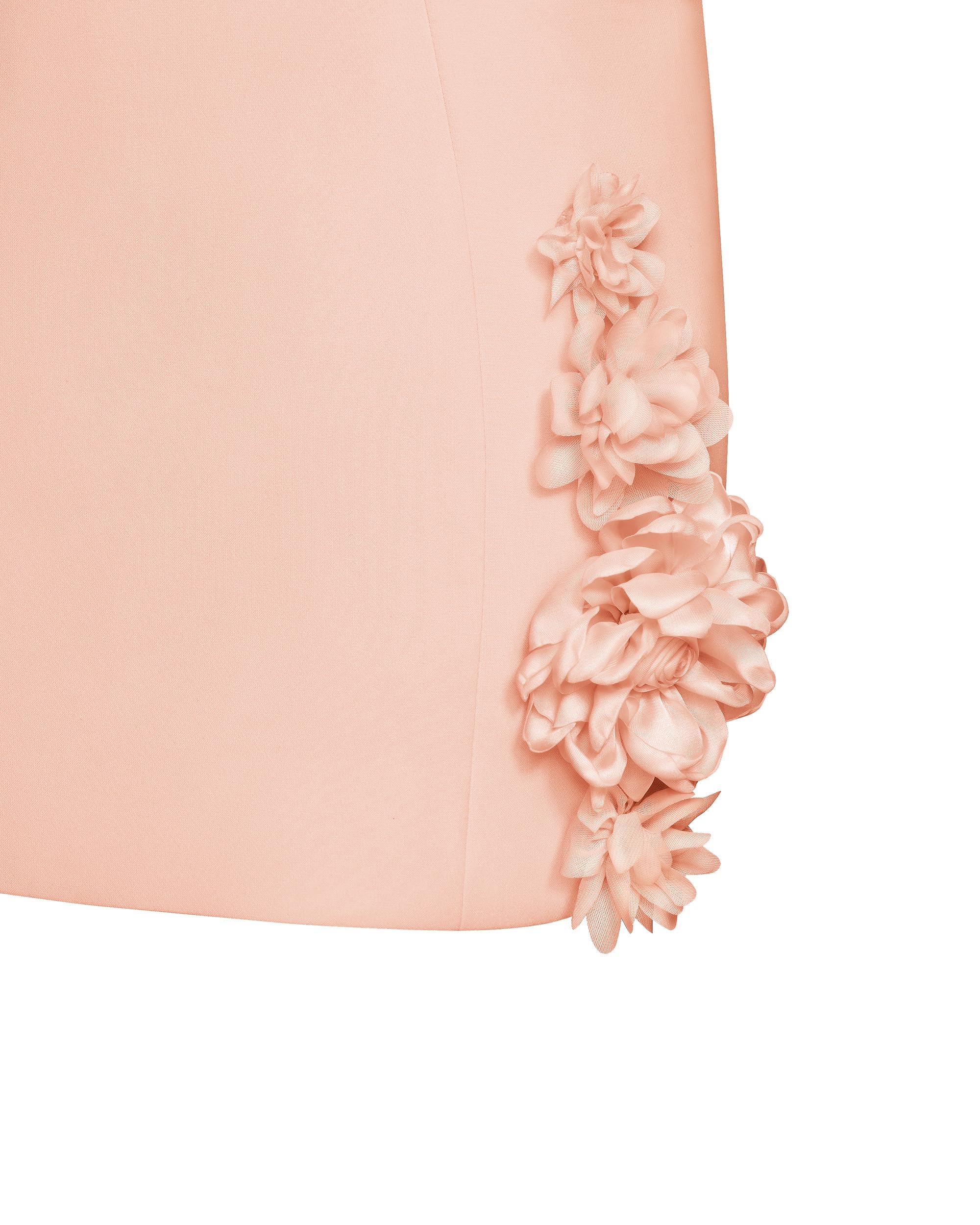 Women's Rosette Applique Mini Dress