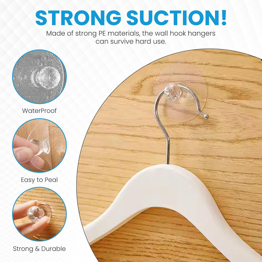 Crystal Diamond Hooks for Hanging Hooks for Walls No Damage Waterproof Towel Hooks for Bathrooms 22lb Capacity 16 Pack (8 White + 8 Pink) Hook for Home Bathroom Kitchen & Outdoor