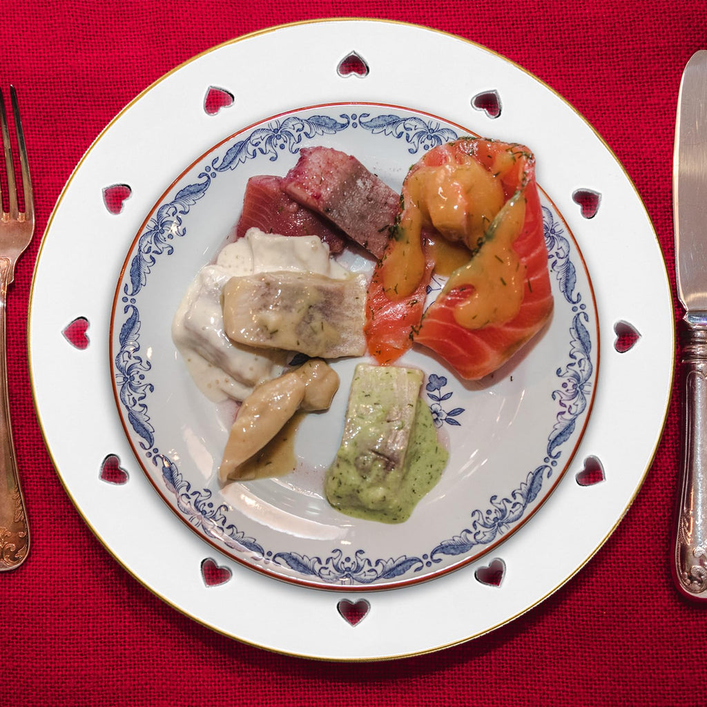 Round 13" Pink Charger Plates, Heart Hollow Chargers for Dinner Plates with Golden Border