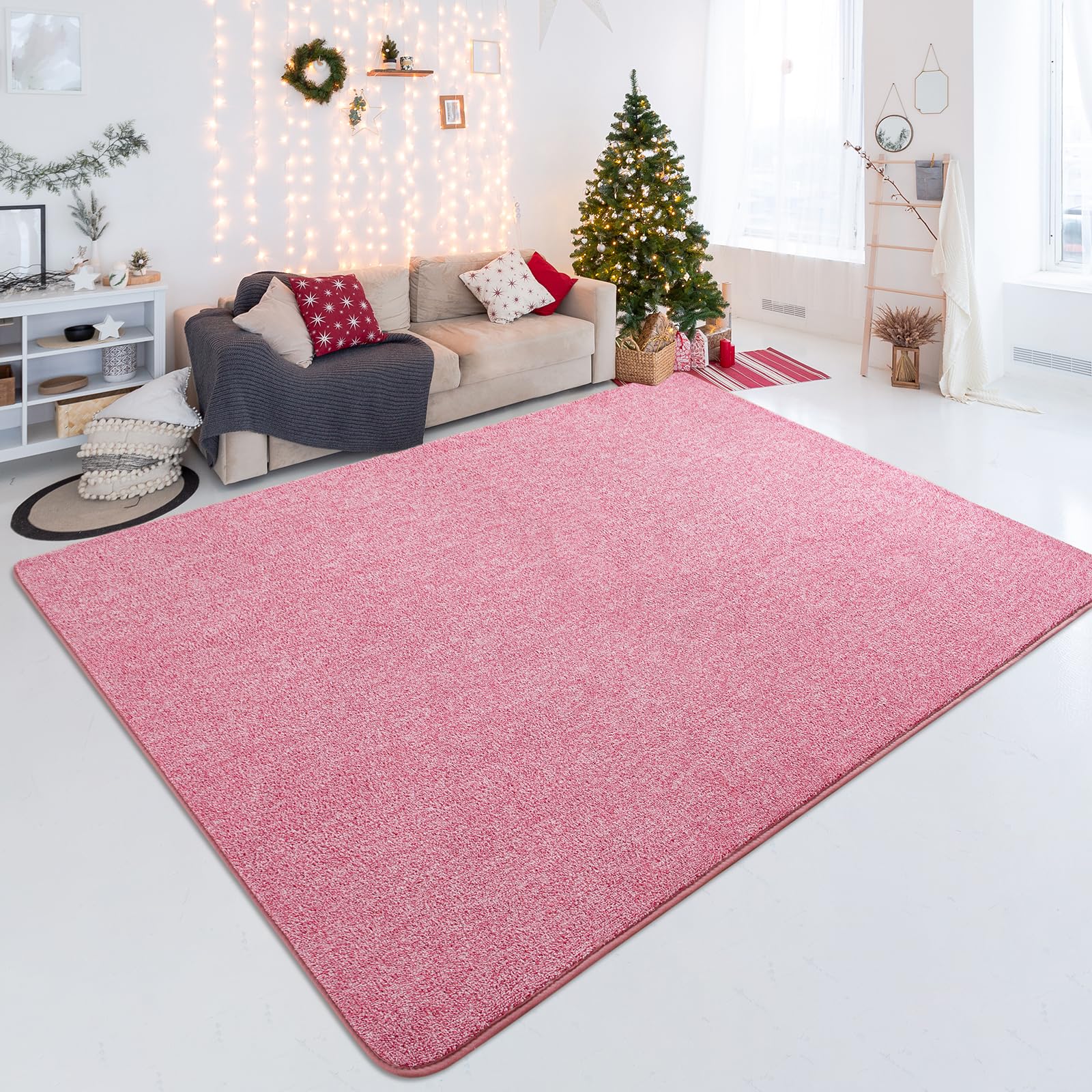 Shag Rugs with Memory Foam for Living Room Dorm, Machine Washable Carpet