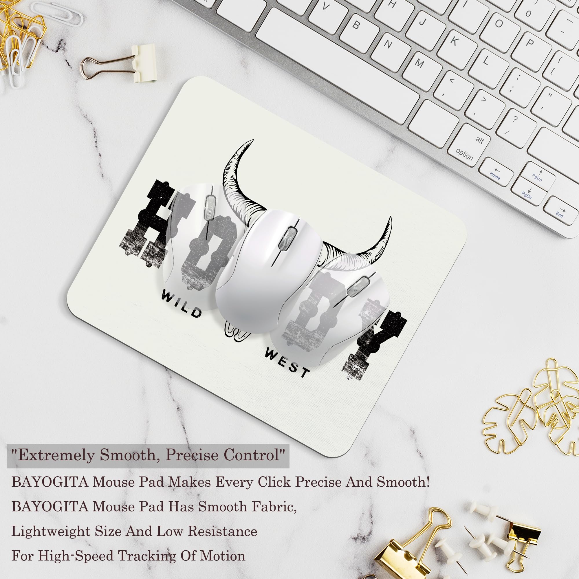 Coquette Mouse Pad, 9.5x8 Inches