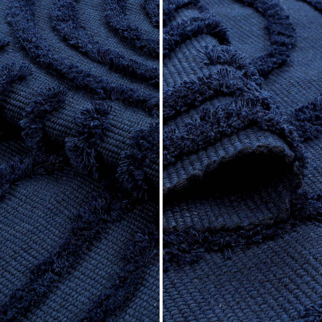 Washable Kitchen Runner Rug - Hand-Woven Bathroom Runner Rug with Tassels, Terracotta Entryway Runner Rug, Tufted Rainbow Bedroom Rug Runner, Hallway Rug for Laundry/Living Room