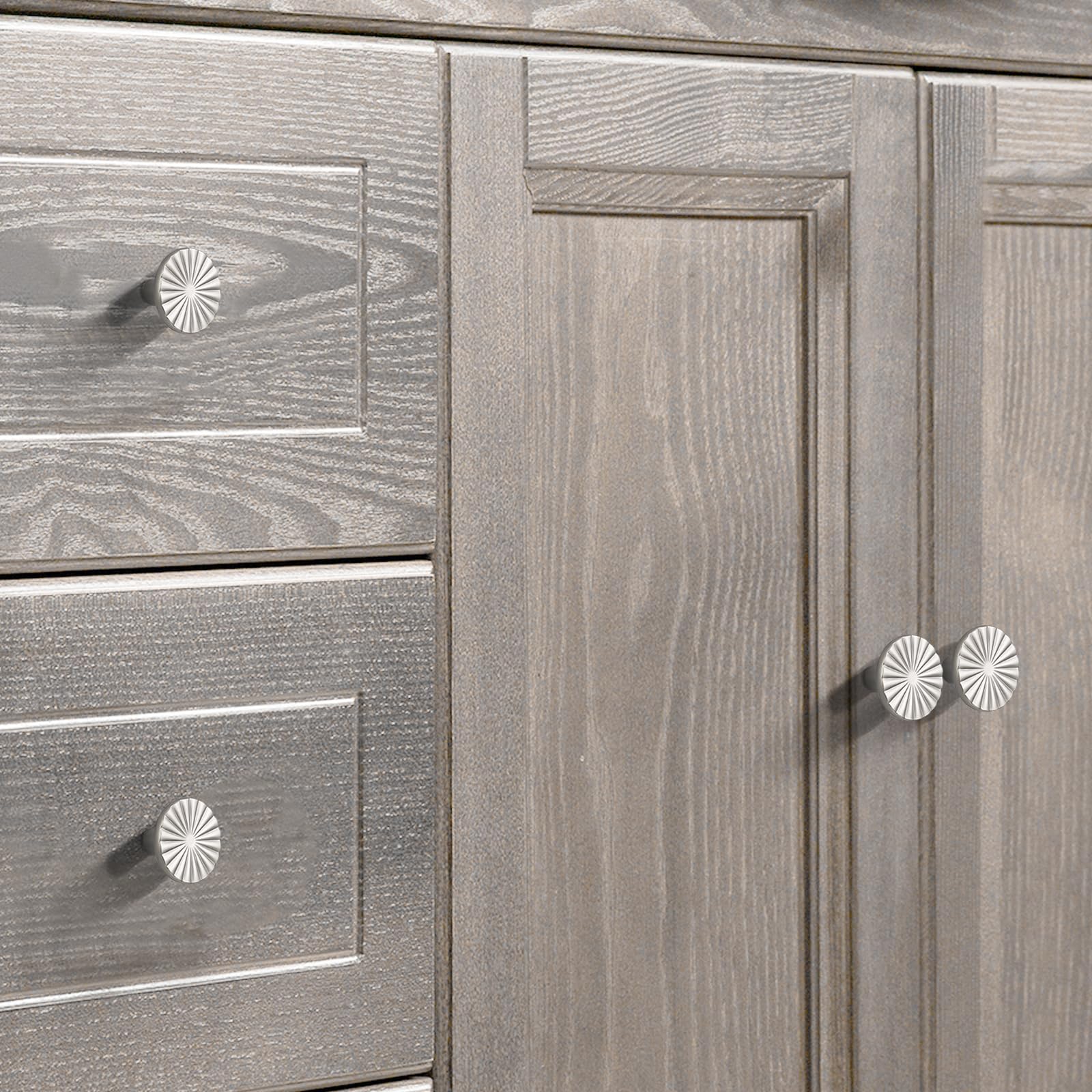 Gold Cabinet Pulls Cup Flat Drawer Handles Sunflower Handle Unique Hardware for Furniture Door Wardrobe Hardware