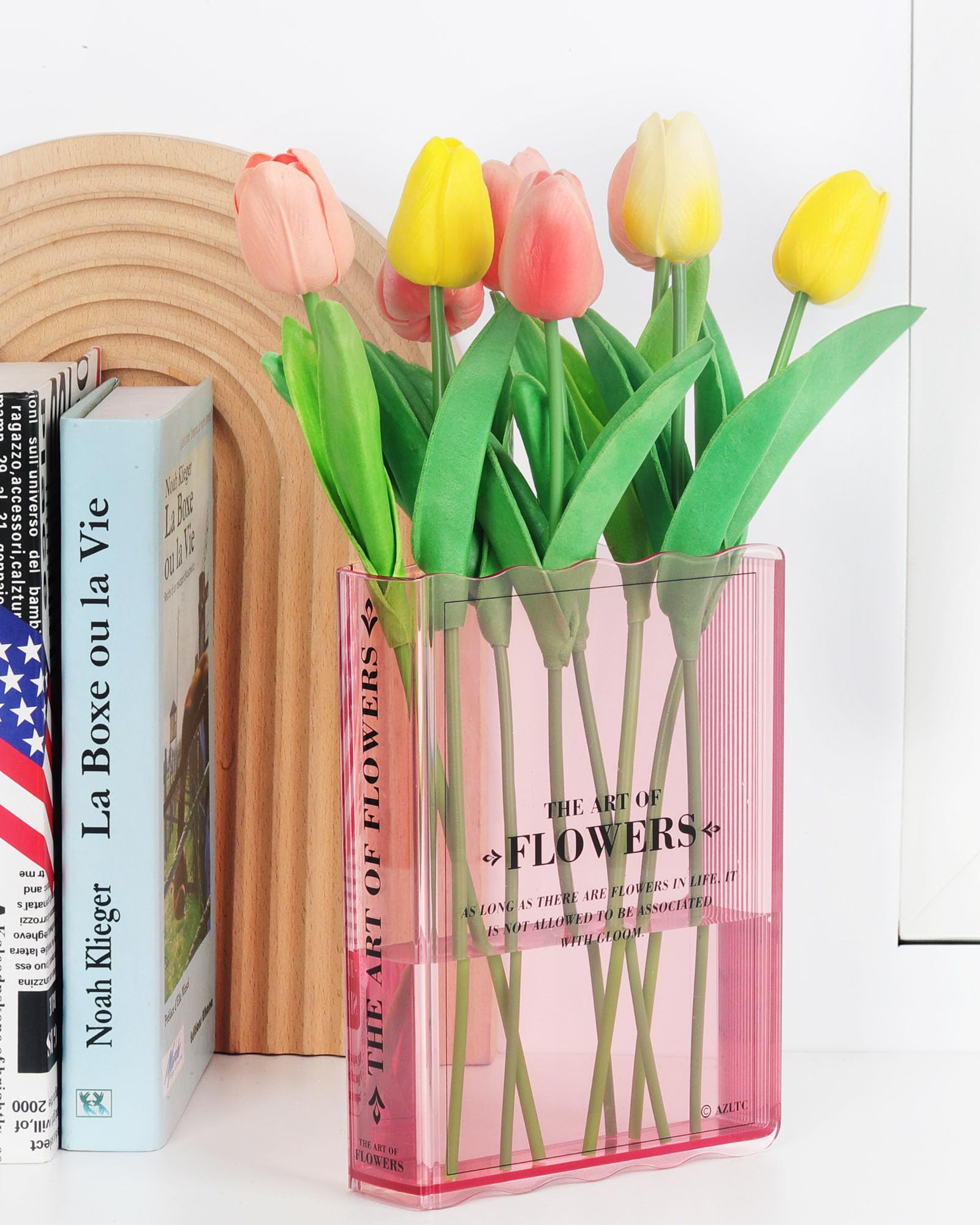 New Book-Shaped Flower Vase â€?Aesthetic Decor