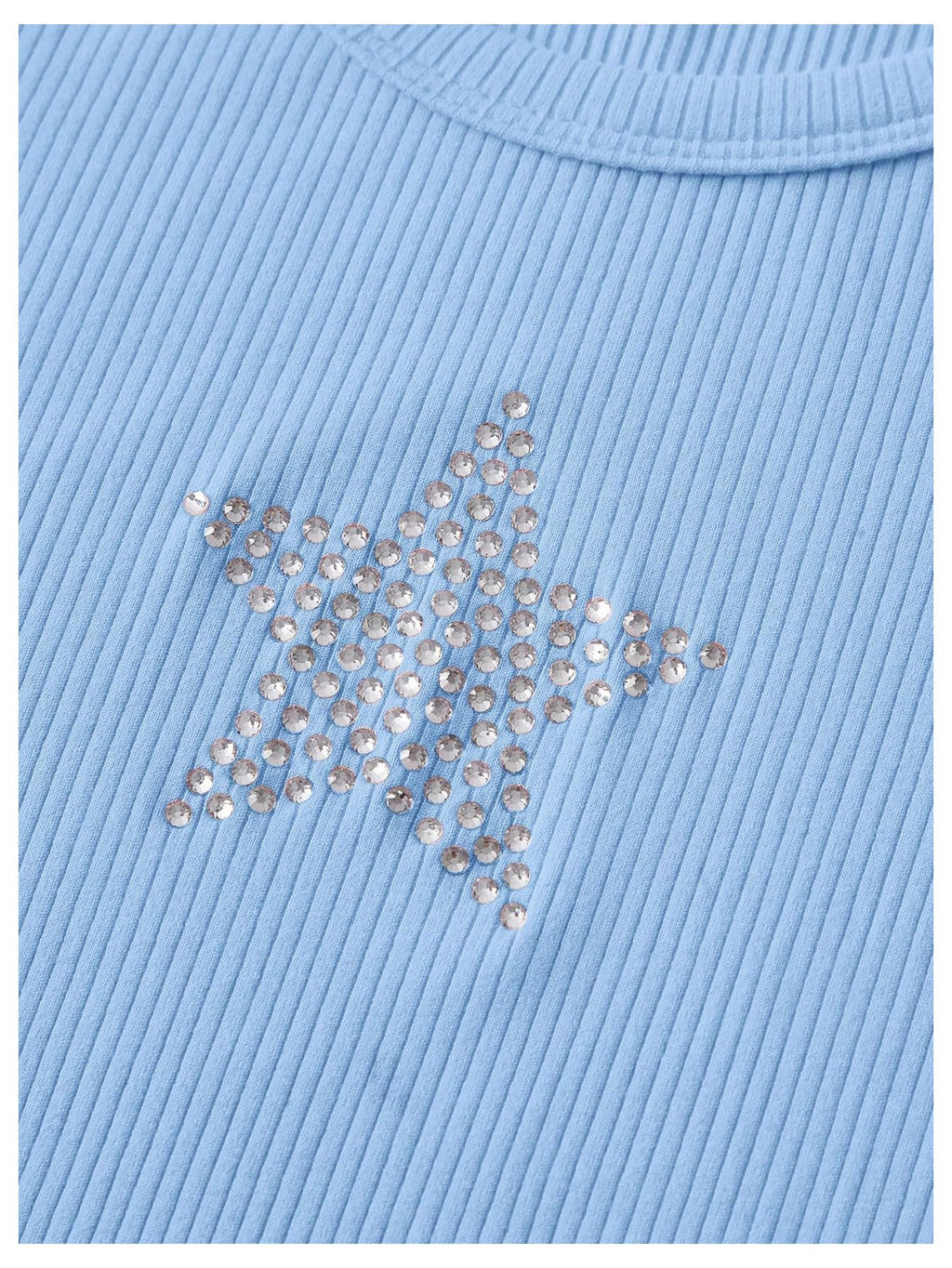 Women's Tank Tops Y2K Sleeveless Ribbed Star Crop Tank Top