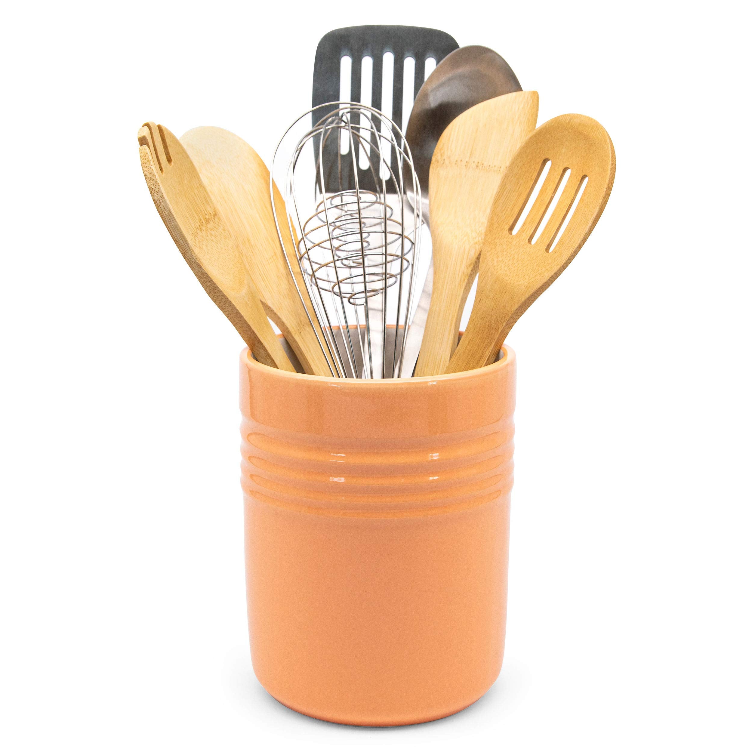 Premium Kitchen & Dining Utensil Organizer, 5.3â€? Dishwasher Safe