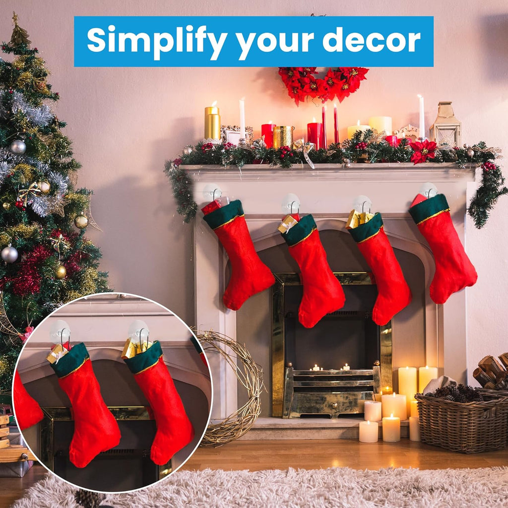 Crystal Diamond Hooks for Hanging Hooks for Walls No Damage Waterproof Towel Hooks for Bathrooms 22lb Capacity 16 Pack (8 White + 8 Pink) Hook for Home Bathroom Kitchen & Outdoor