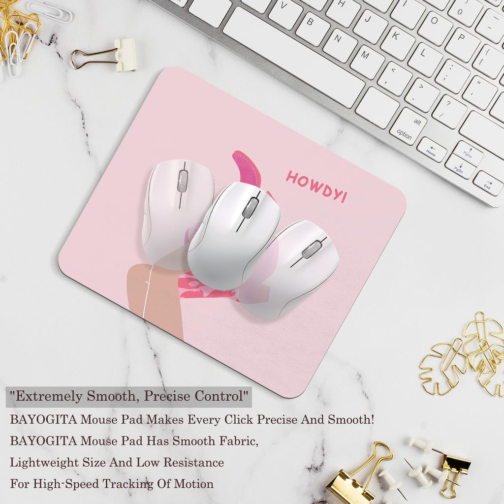 Coquette Mouse Pad, 9.5x8 Inches